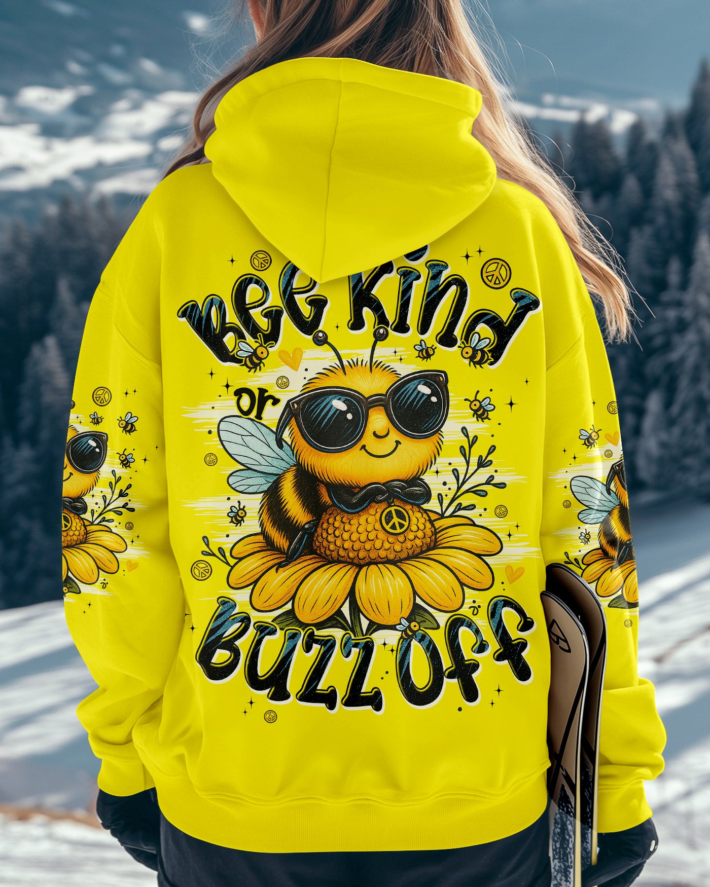 BEE KIND OR BUZZ OFF ALL OVER PRINT - TYPQ2606253
