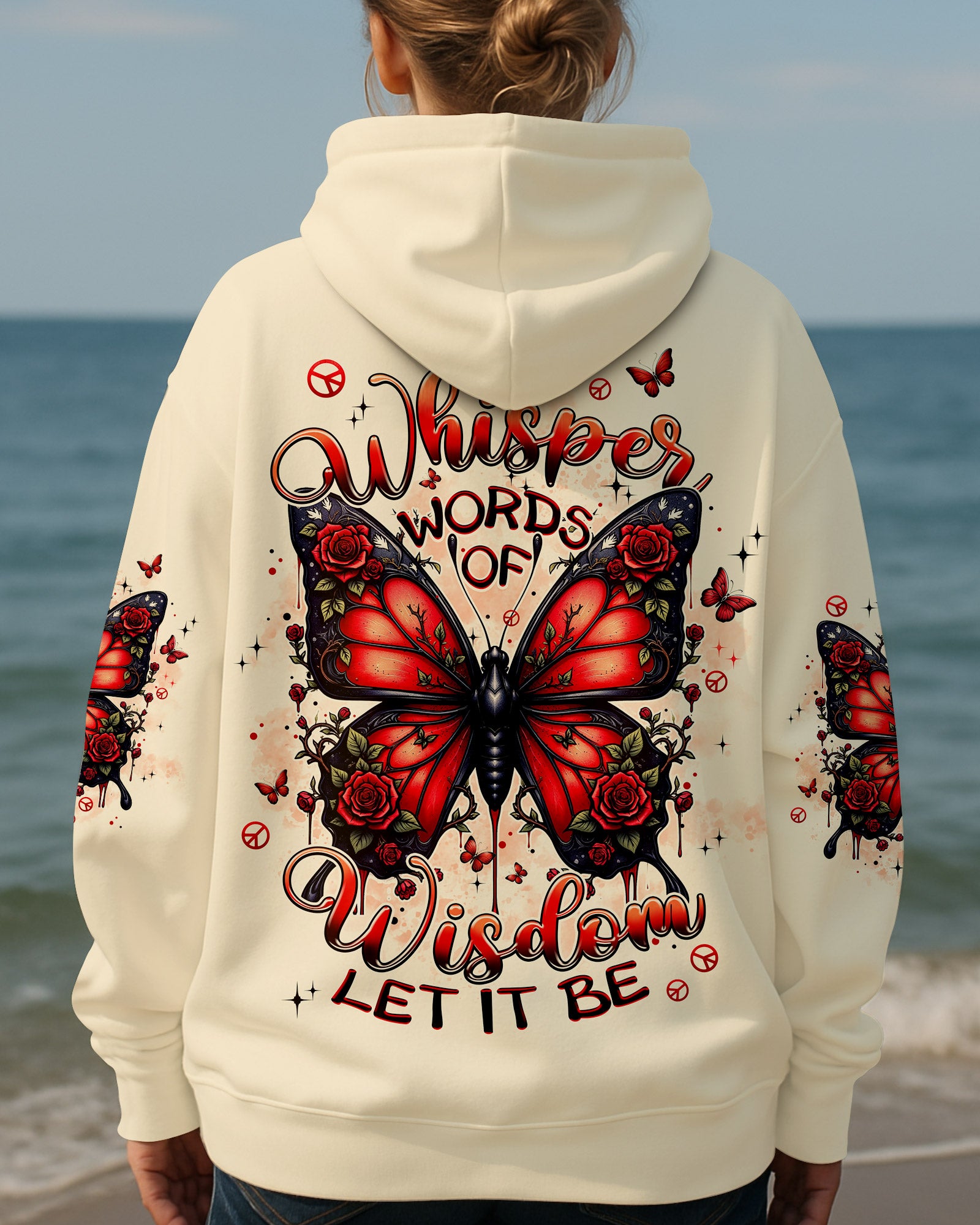 WHISPER WORDS OF WISDOM LET IT BE BUTTERFLY ALL OVER PRINT - TYPQ2607252