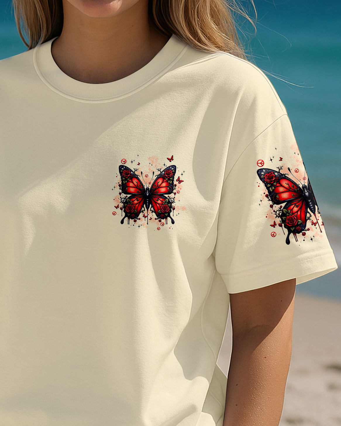 WHISPER WORDS OF WISDOM LET IT BE BUTTERFLY ALL OVER PRINT - TYPQ2607252