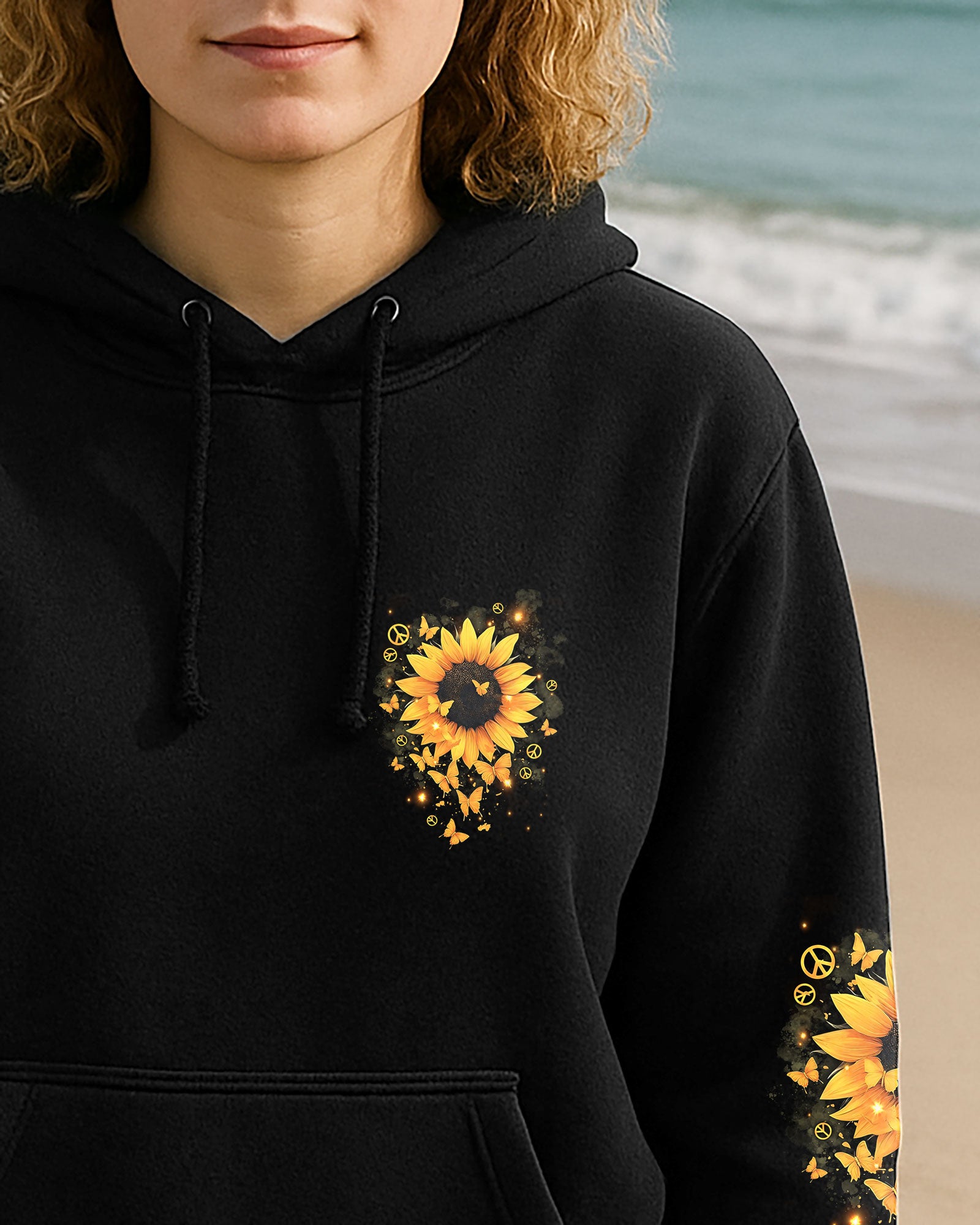 WHISPER WORDS OF WISDOM LET IT BE SUNFLOWER ALL OVER PRINT - TYPQ2609251