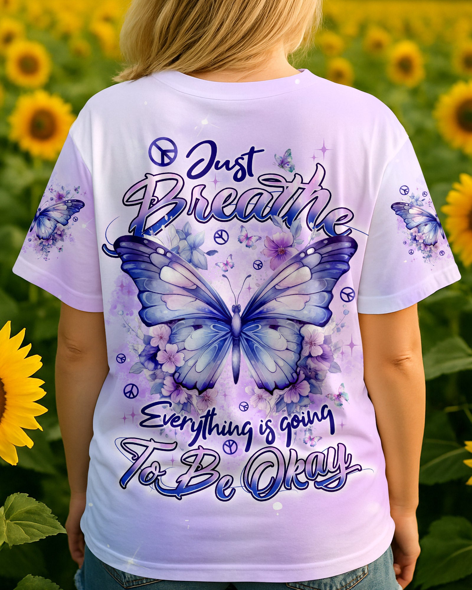 JUST BREATHE BUTTERFLY ALL OVER PRINT - TYPQ2609253