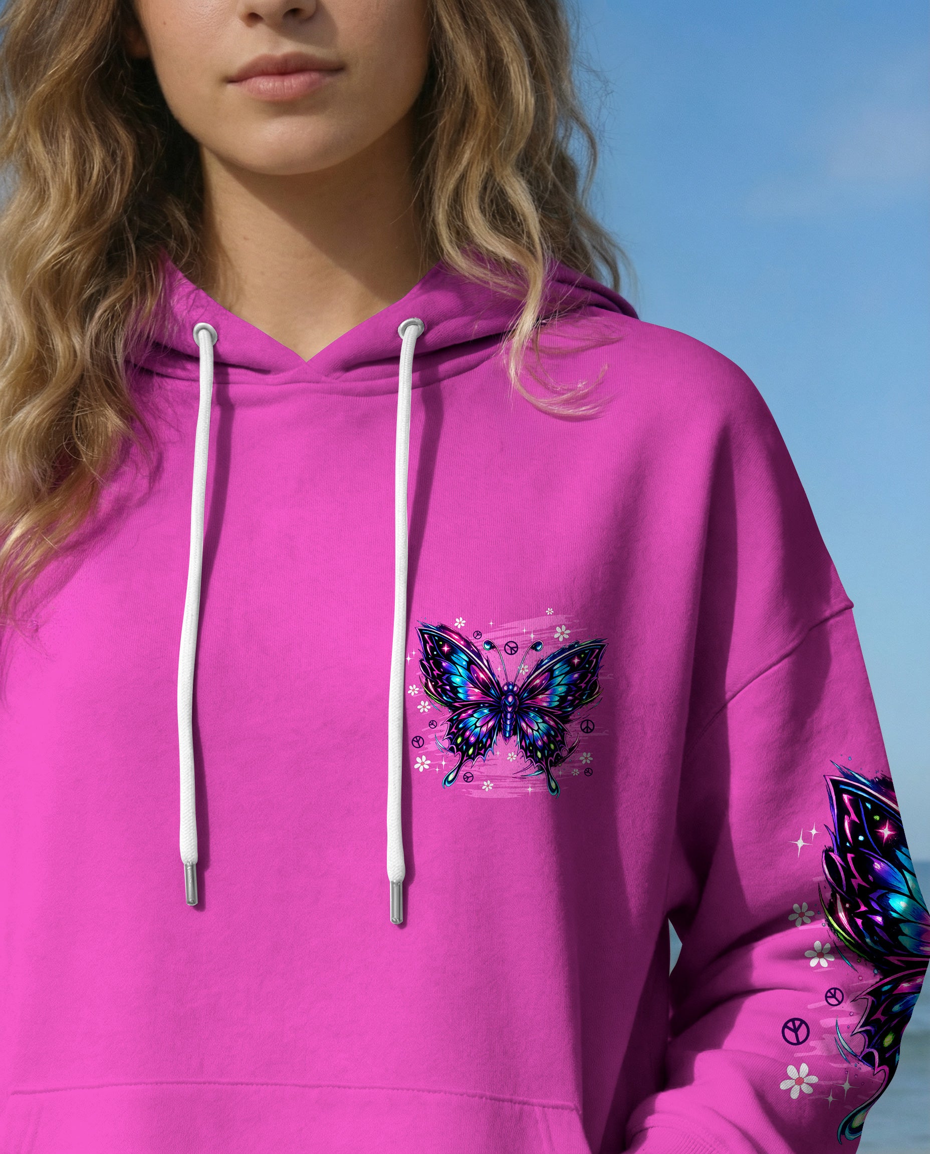 JUST BELIEVE BUTTERFLY ALL OVER PRINT - TYPQ2702263