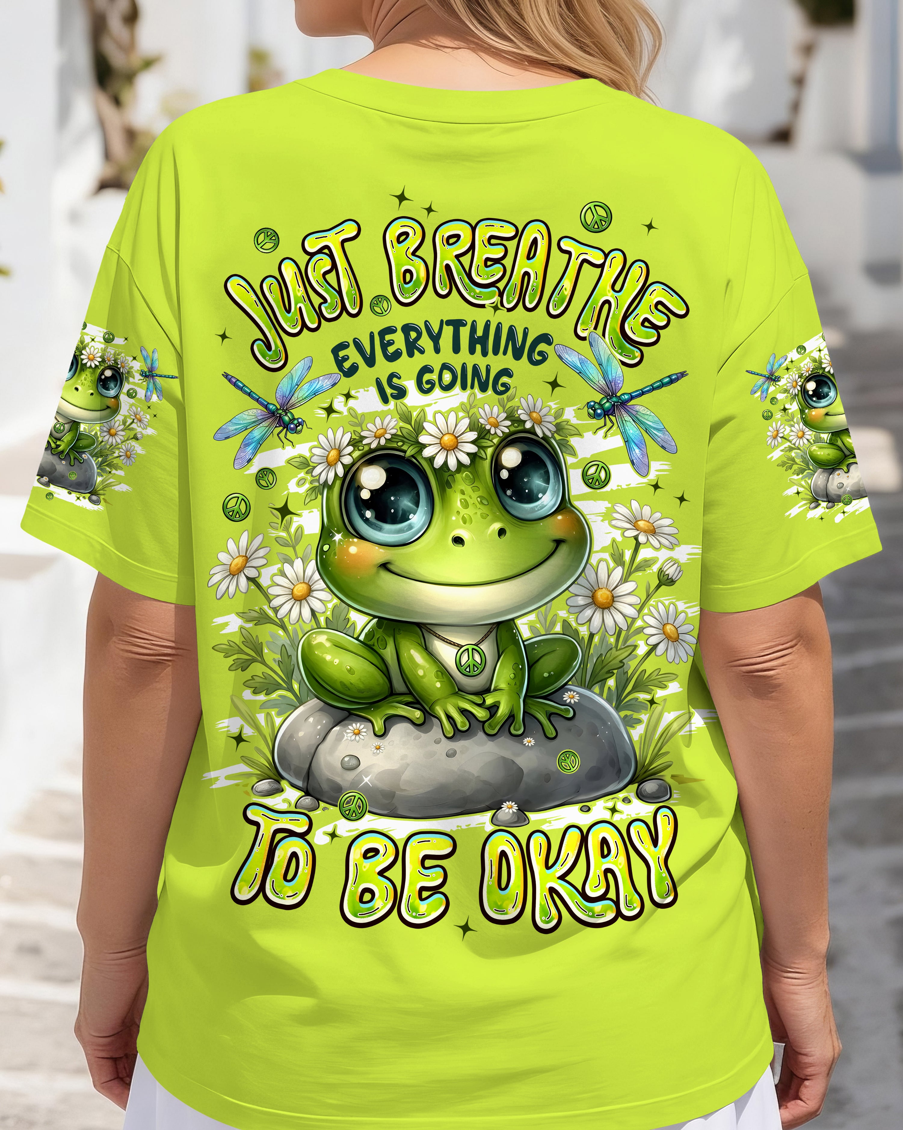 JUST BREATHE FROG ALL OVER PRINT - TYPQ2705261