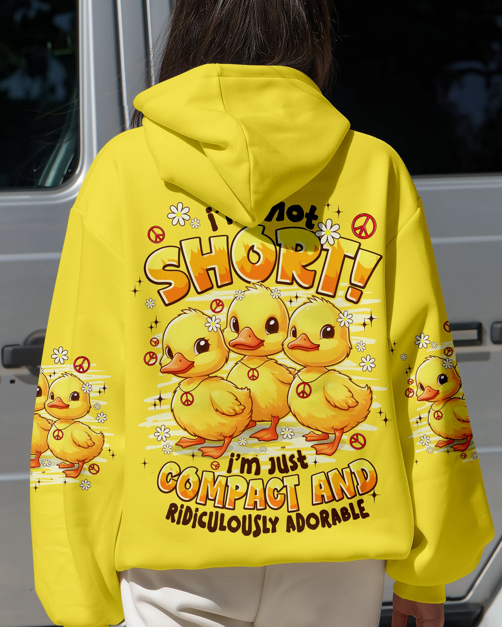 I'M NOT SHORT DUCKS ALL OVER PRINT - TYPQ2708252