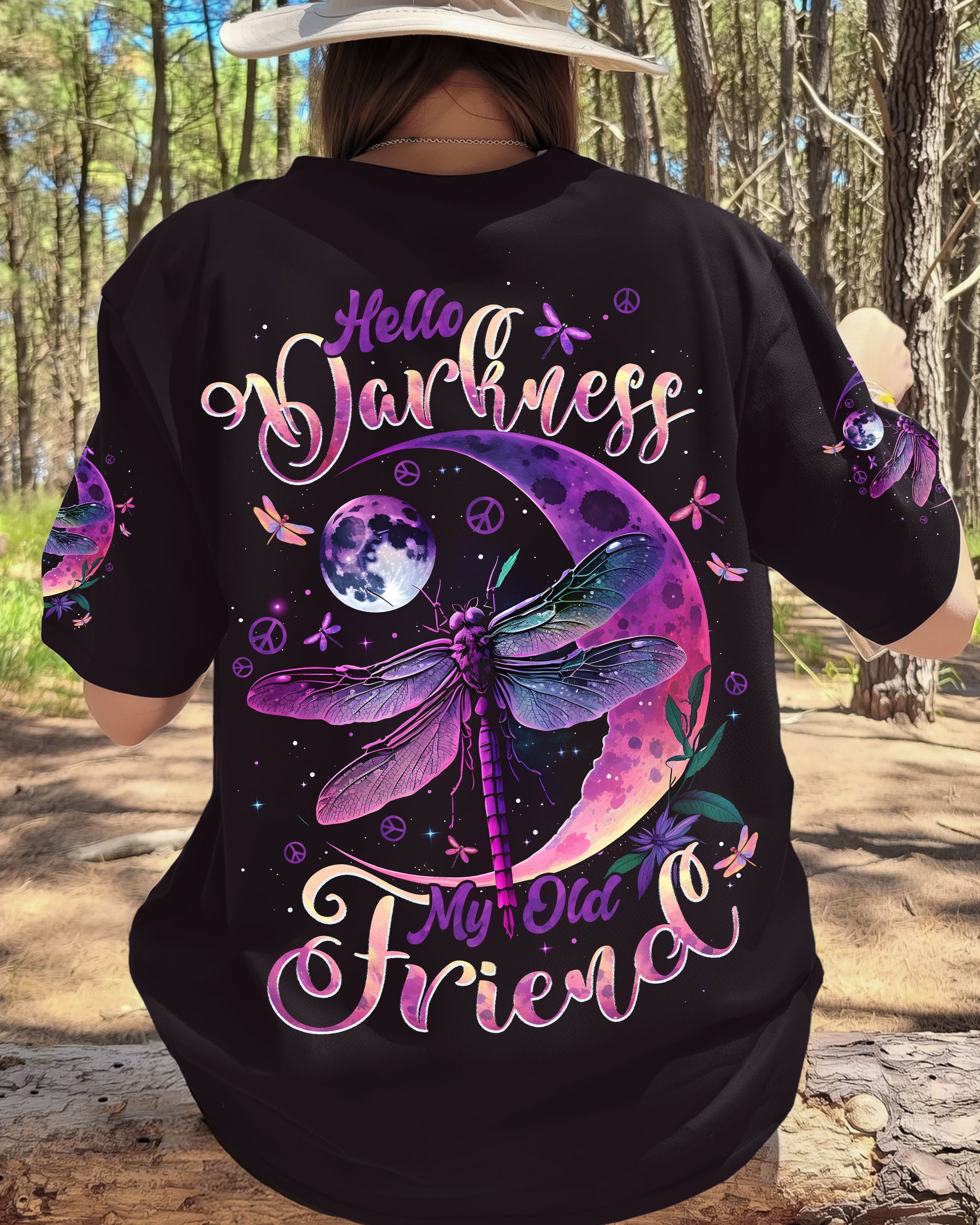 HELLO DARKNESS MY OLD FRIEND DRAGONFLY ALL OVER PRINT - TYPQ2709252