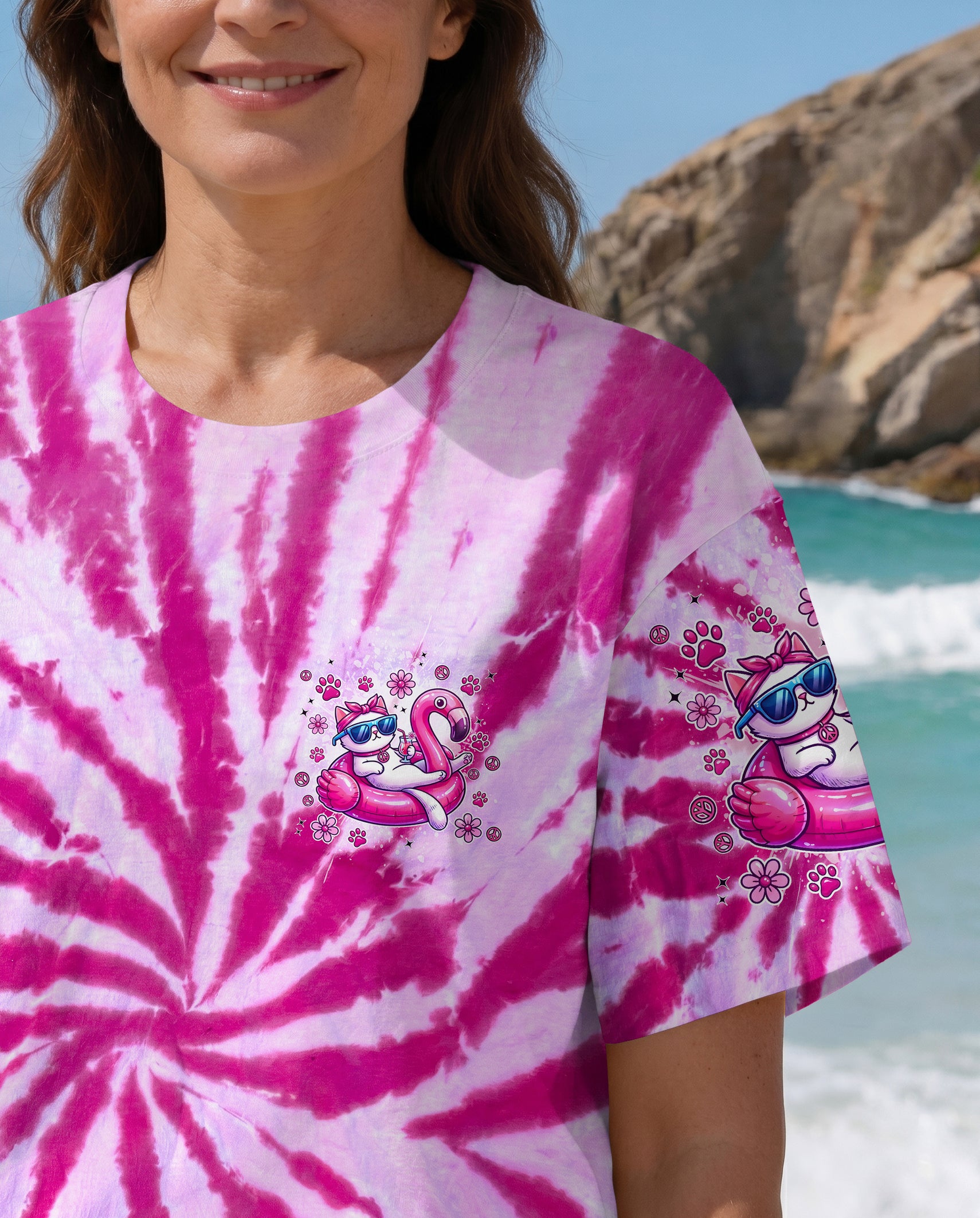 JUST BREATHE CAT ALL OVER PRINT - TYPQ2804262