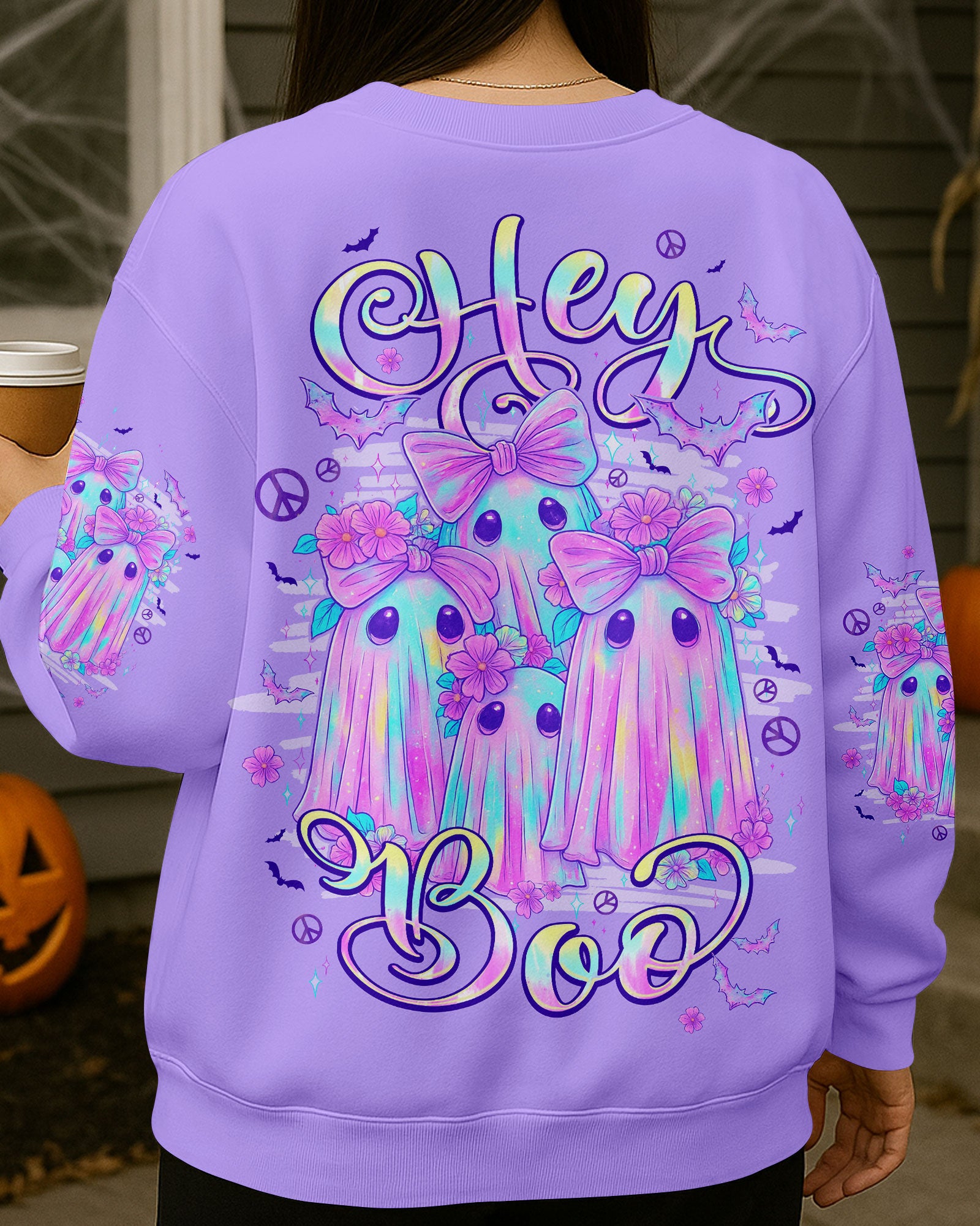 HEY BOO HALLOWEEN ALL OVER PRINT - TYPQ2807251