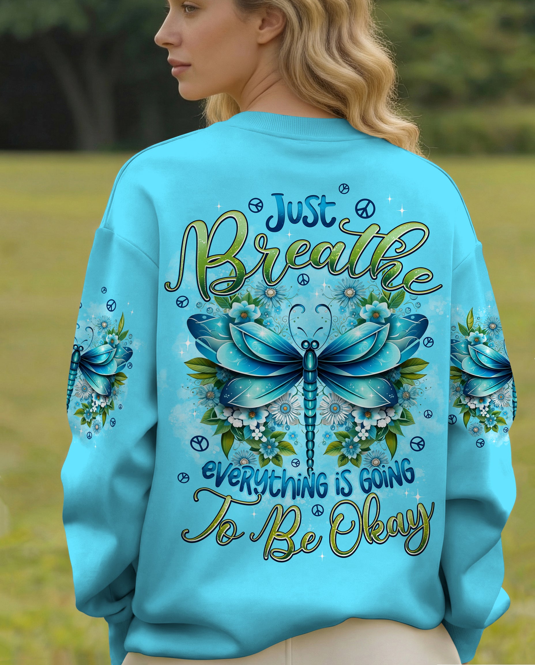 JUST BREATHE DRAGONFLY ALL OVER PRINT - TYPQ2901262