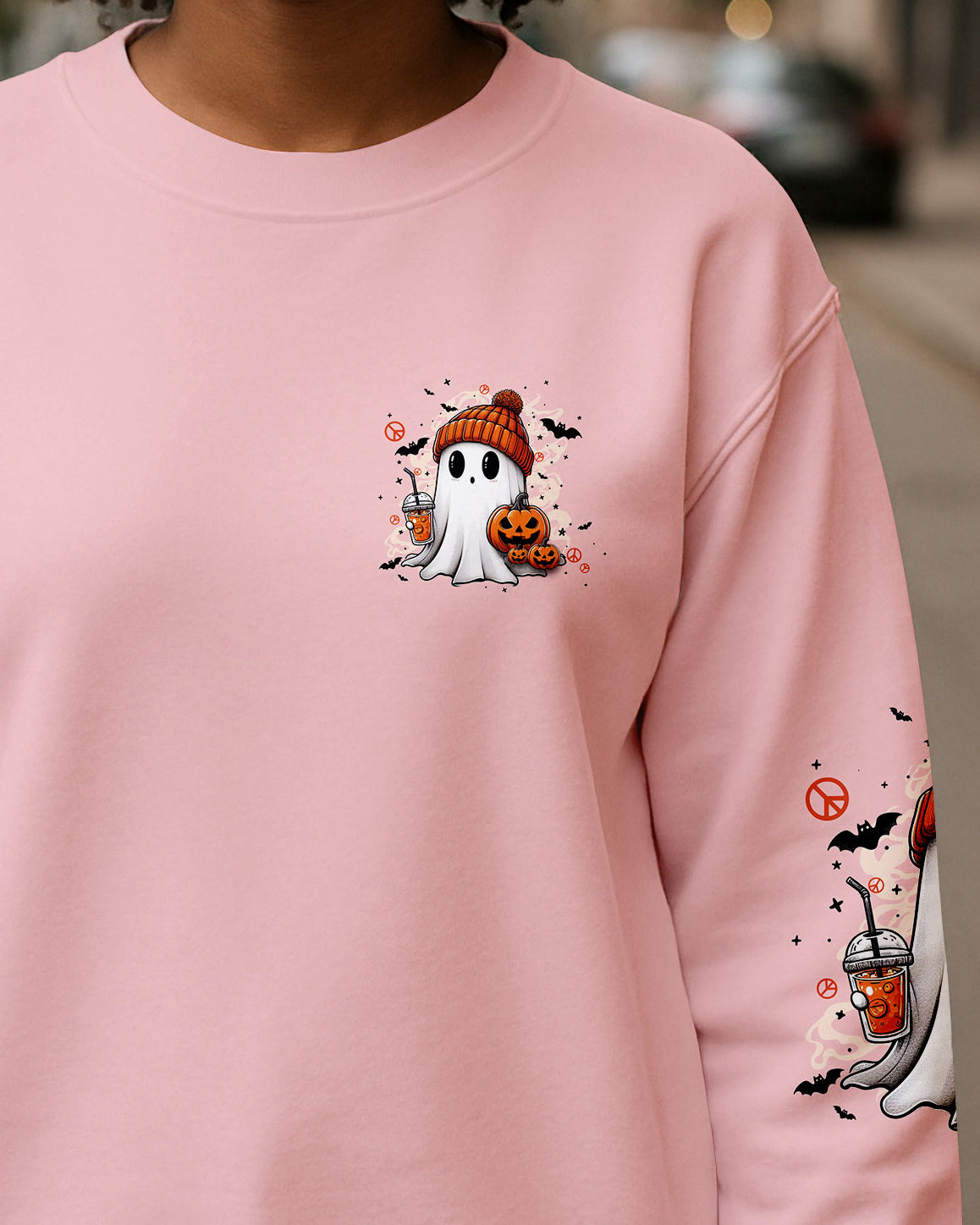 I GHOST PEOPLE ALL YEAR ROUND BOO HALLOWEEN ALL OVER PRINT - TYPQ2907251