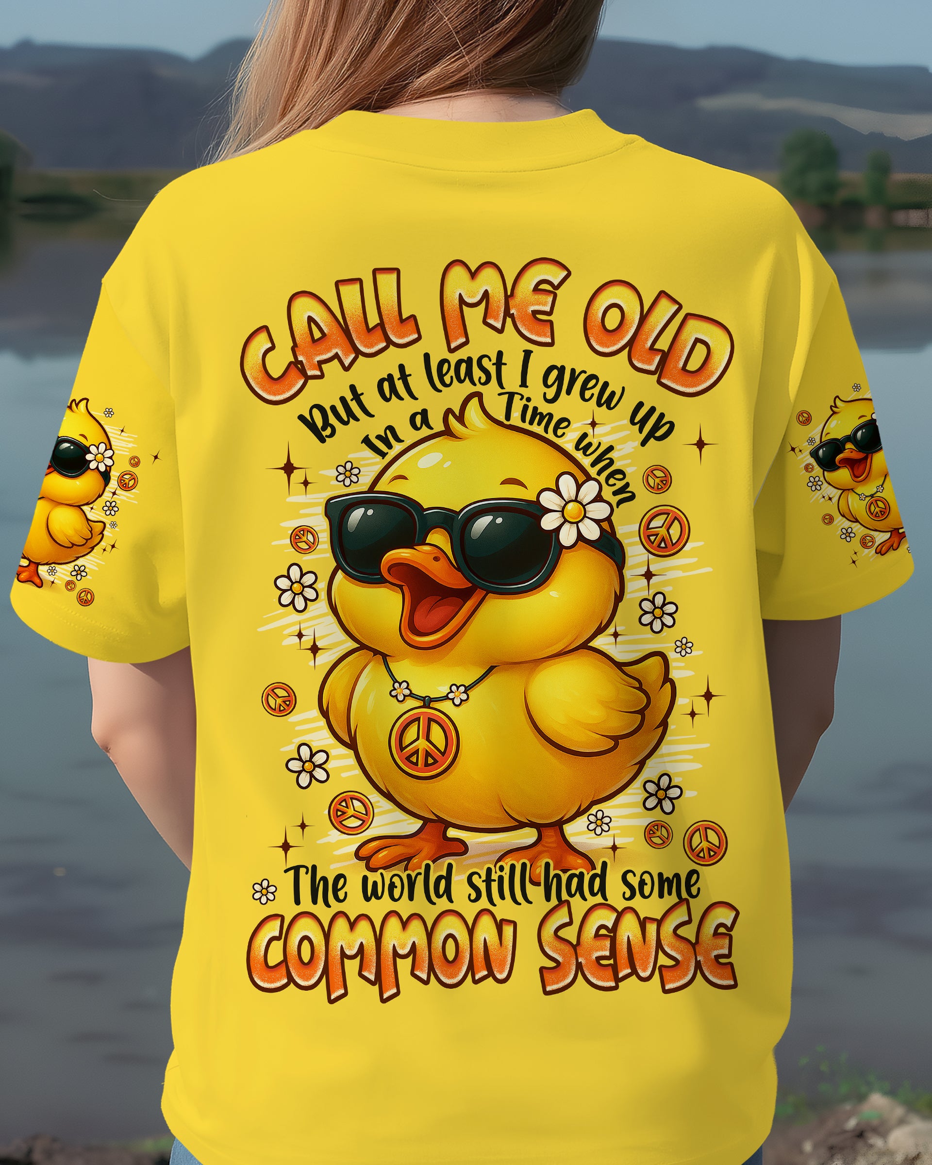 CALL ME OLD DUCK ALL OVER PRINT - TYPQ2908251
