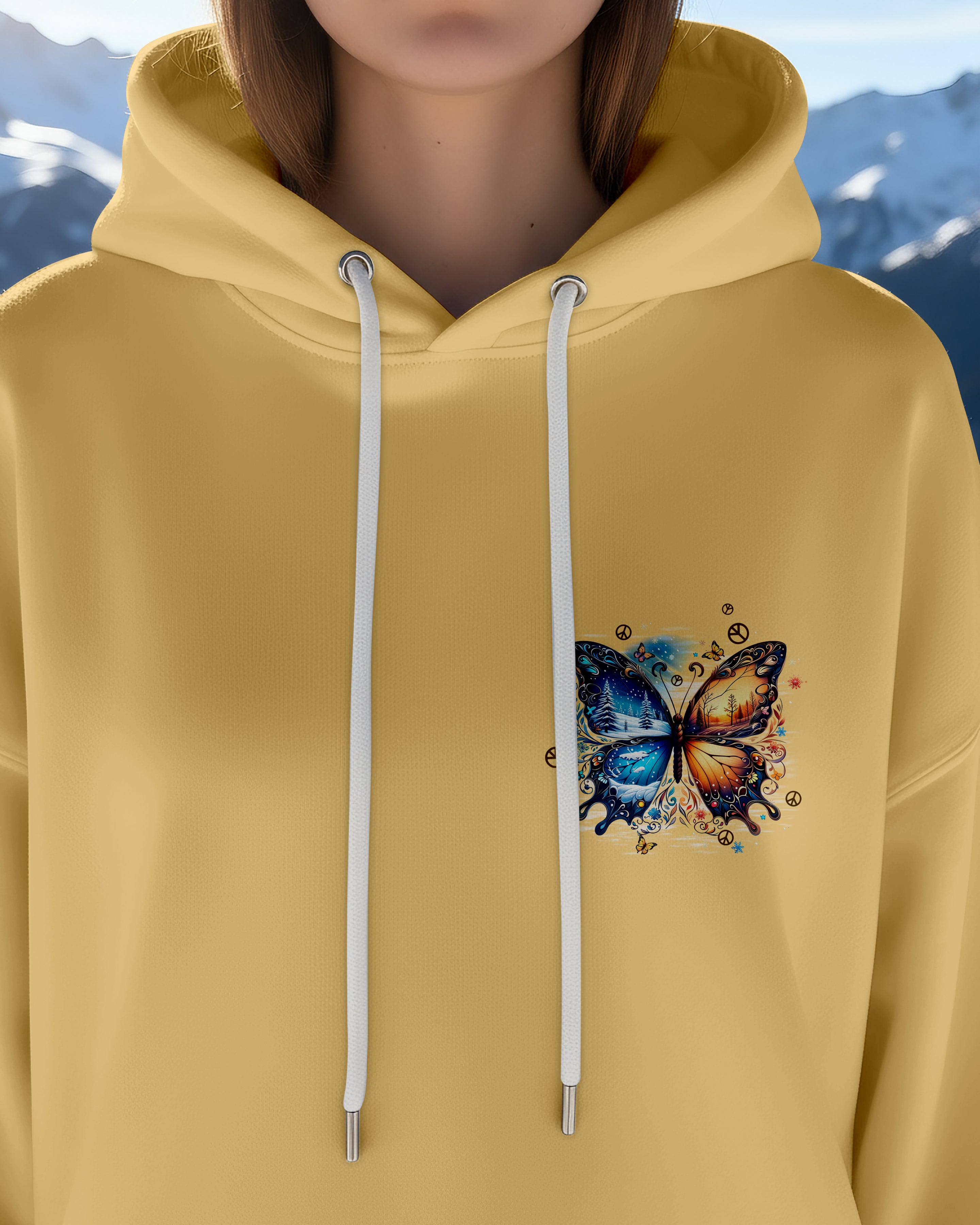 JUST BELIEVE BUTTERFLY ALL OVER PRINT - TYPQ2910251