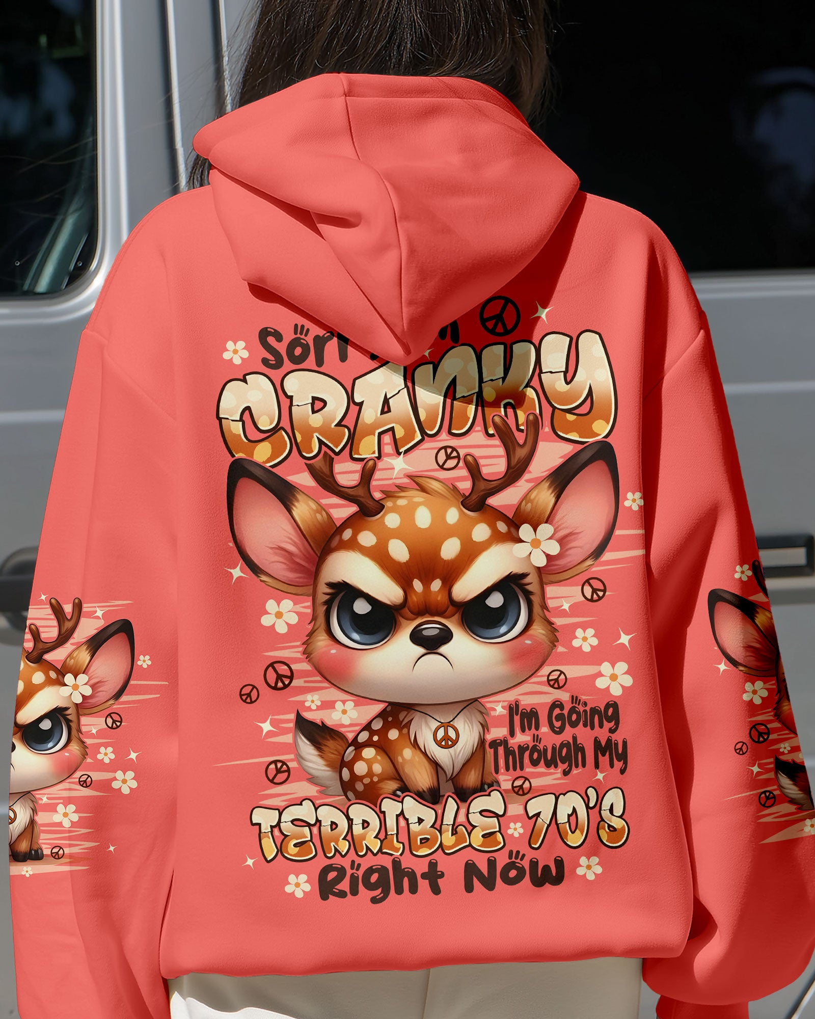 SORRY I'M CRANKY DEER ALL OVER PRINT - TYPQ3009251