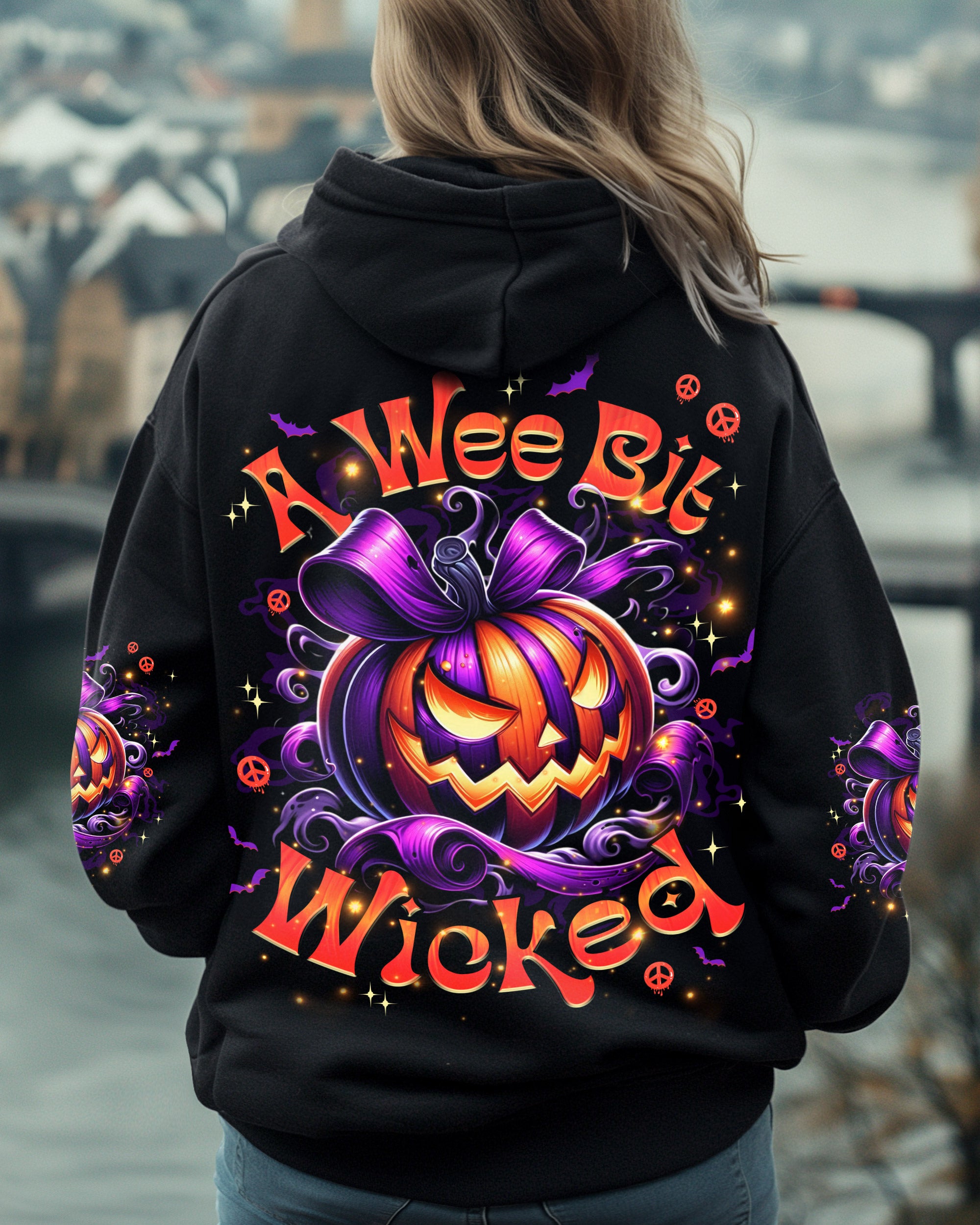 A WEE BIT WICKED PUMPKIN HALLOWEEN ALL OVER PRINT - TYPQ3107251