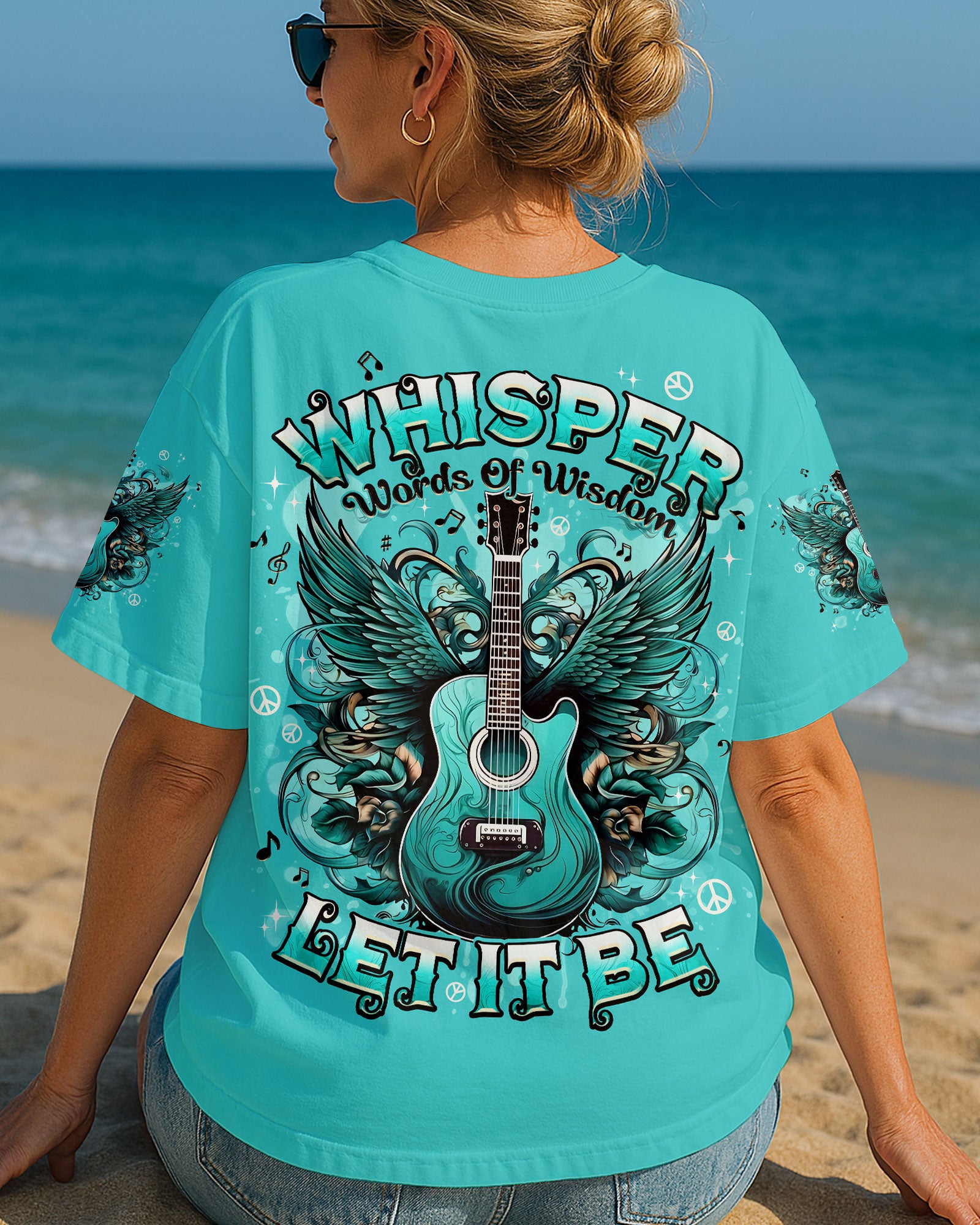 WHISPER WORDS OF WISDOM LET IT BE GUITAR ALL OVER PRINT - TYPQ3107252