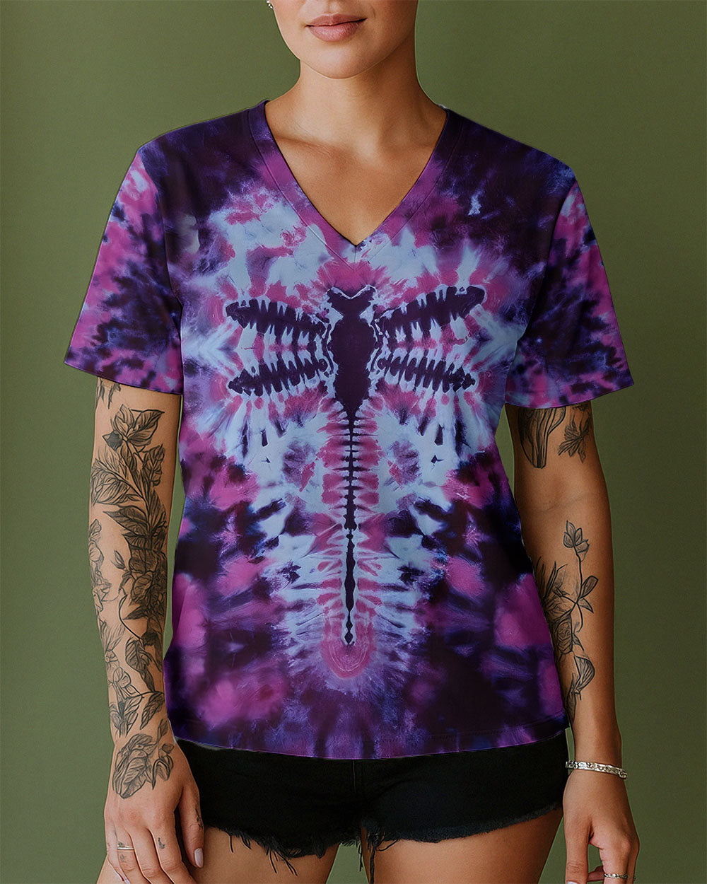 DRAGONFLY TIE DYE ALL OVER PRINT - TYQY0212251