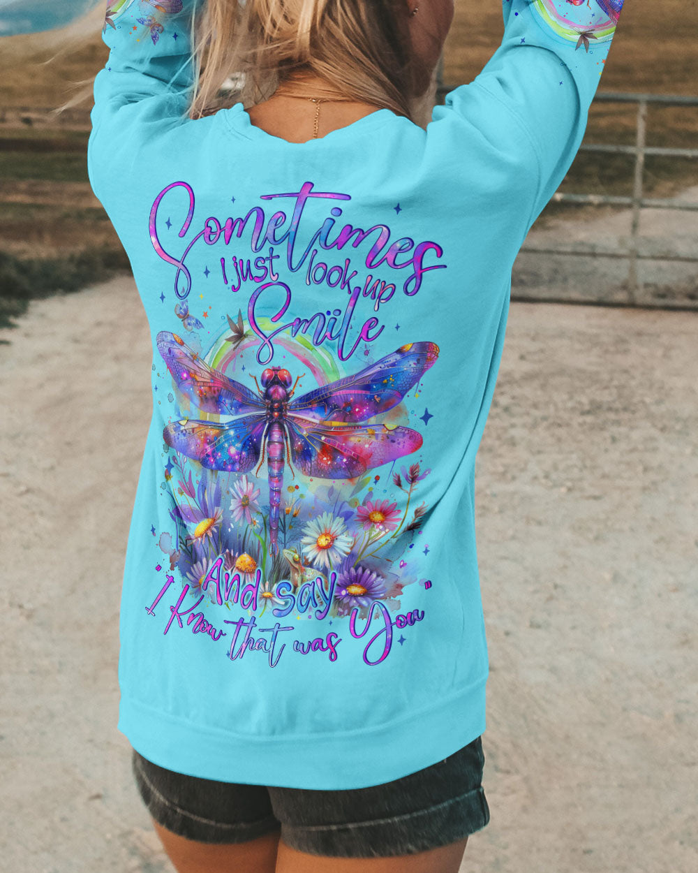I KNOW THAT WAS YOU DRAGONFLY ALL OVER PRINT - TYQY0603241