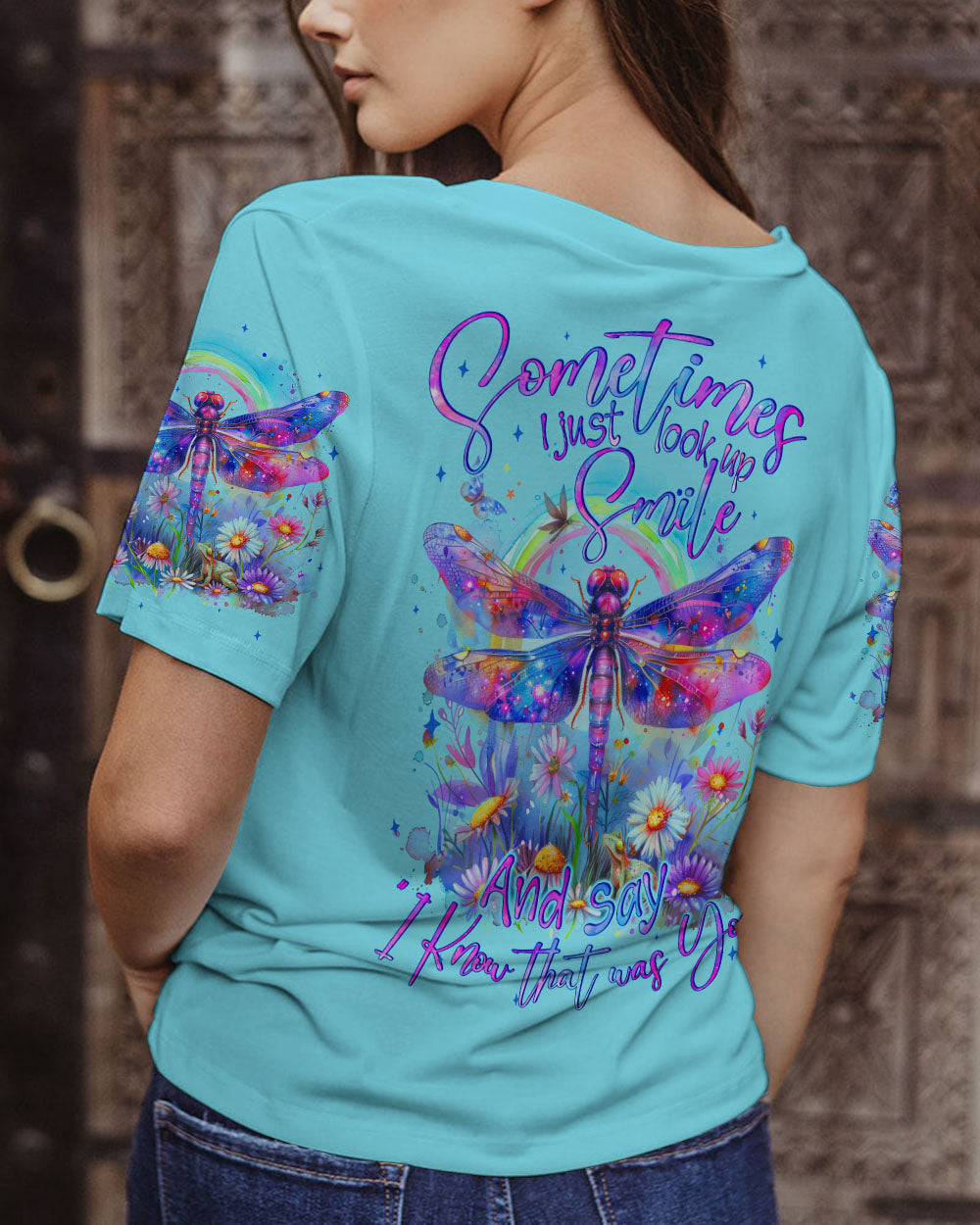 I KNOW THAT WAS YOU DRAGONFLY ALL OVER PRINT - TYQY0603241