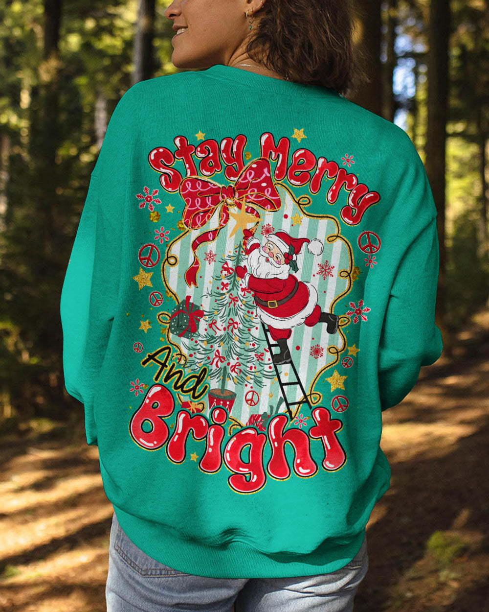 STAY MERRY AND BRIGHT CHRISTMAS ALL OVER PRINT - TYQY1511252