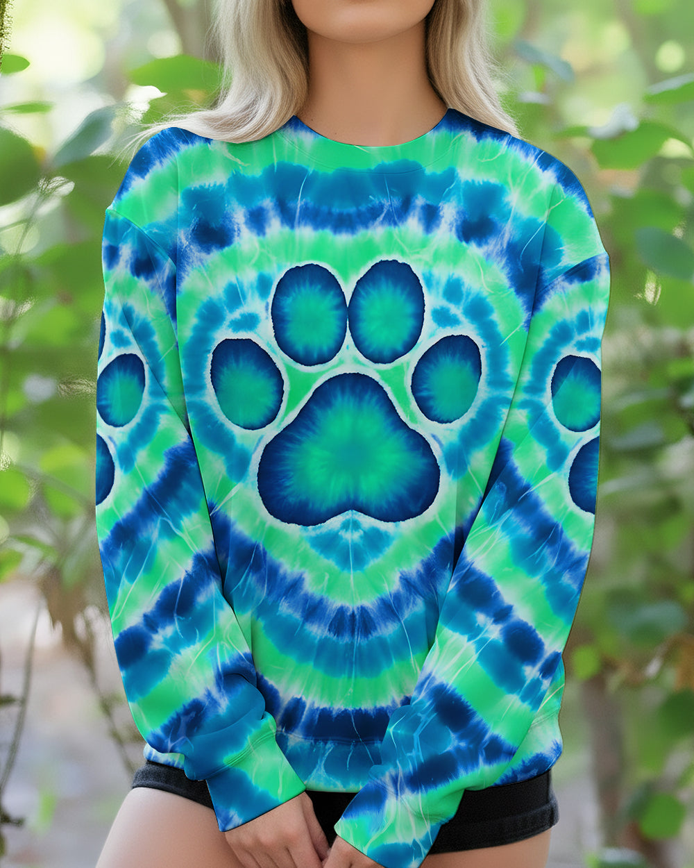 PAW PRINT TURQUOISE ALL OVER PRINT - TYQY2412251