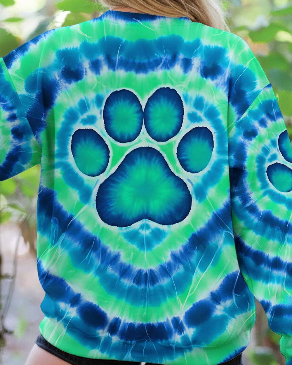 PAW PRINT TURQUOISE ALL OVER PRINT - TYQY2412251