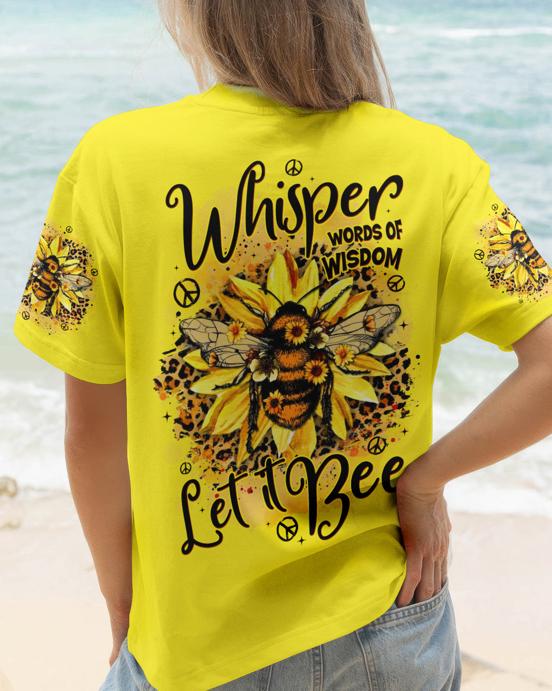 WHISPER WORDS OF WISDOM LET IT BEE ALL OVER PRINT - TYTD0912251
