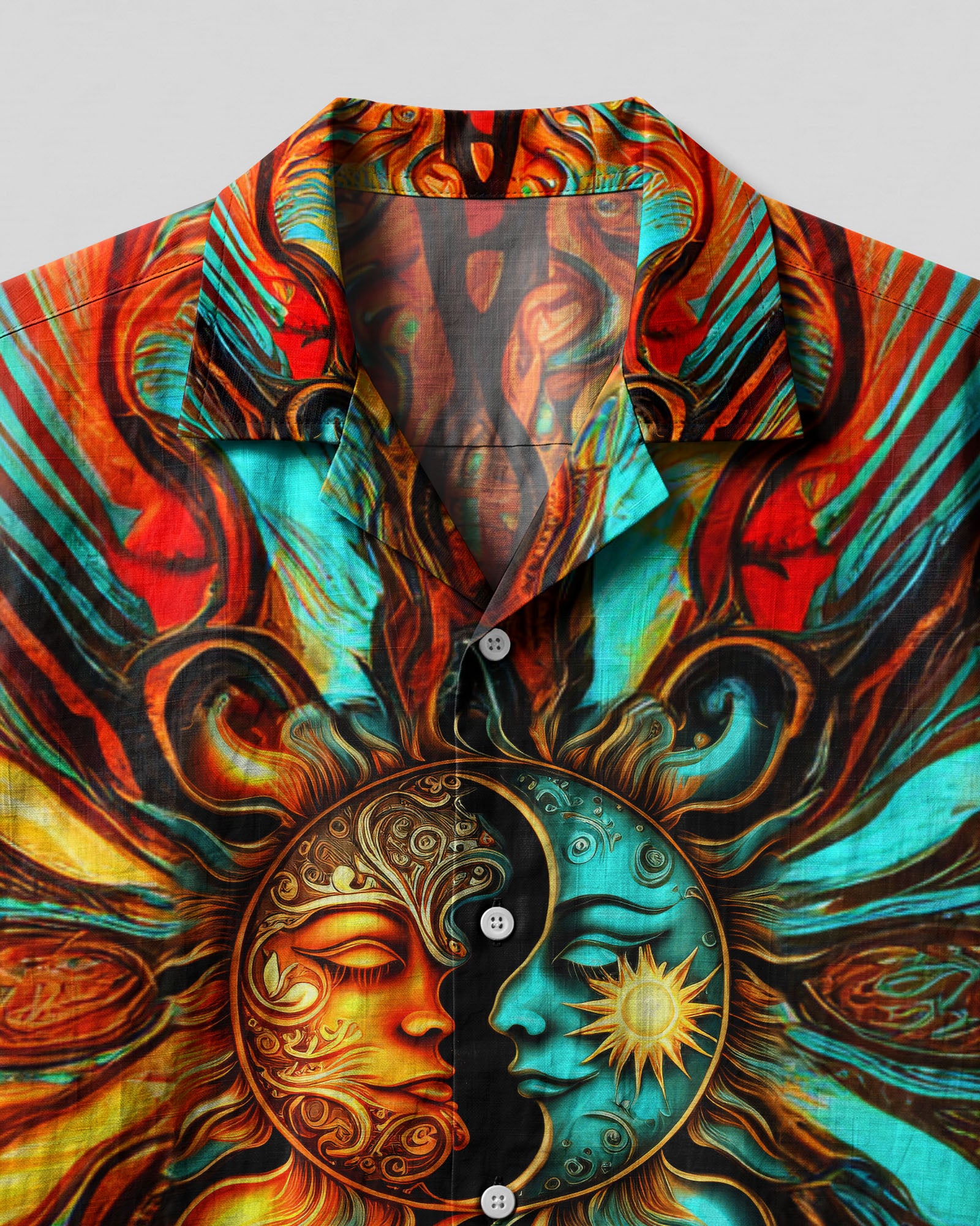 SUN AND MOON CAMP SHIRT - TYTM1506232