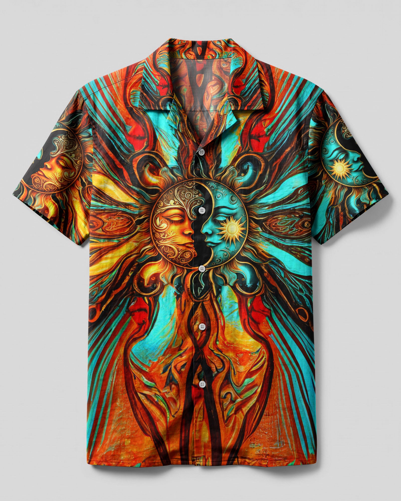 SUN AND MOON CAMP SHIRT - TYTM1506232