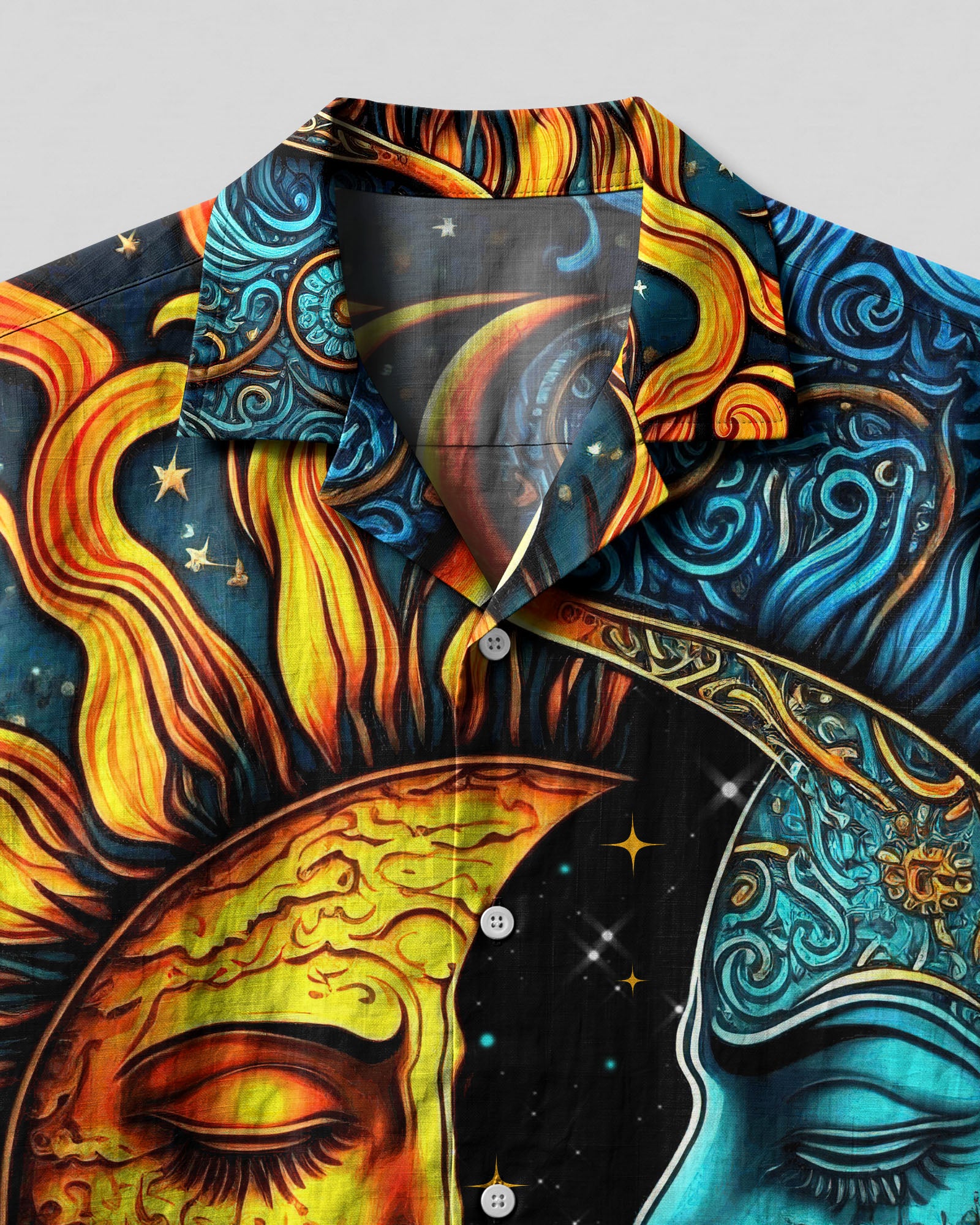 SUN AND MOON CAMP SHIRT - TYTM2205232