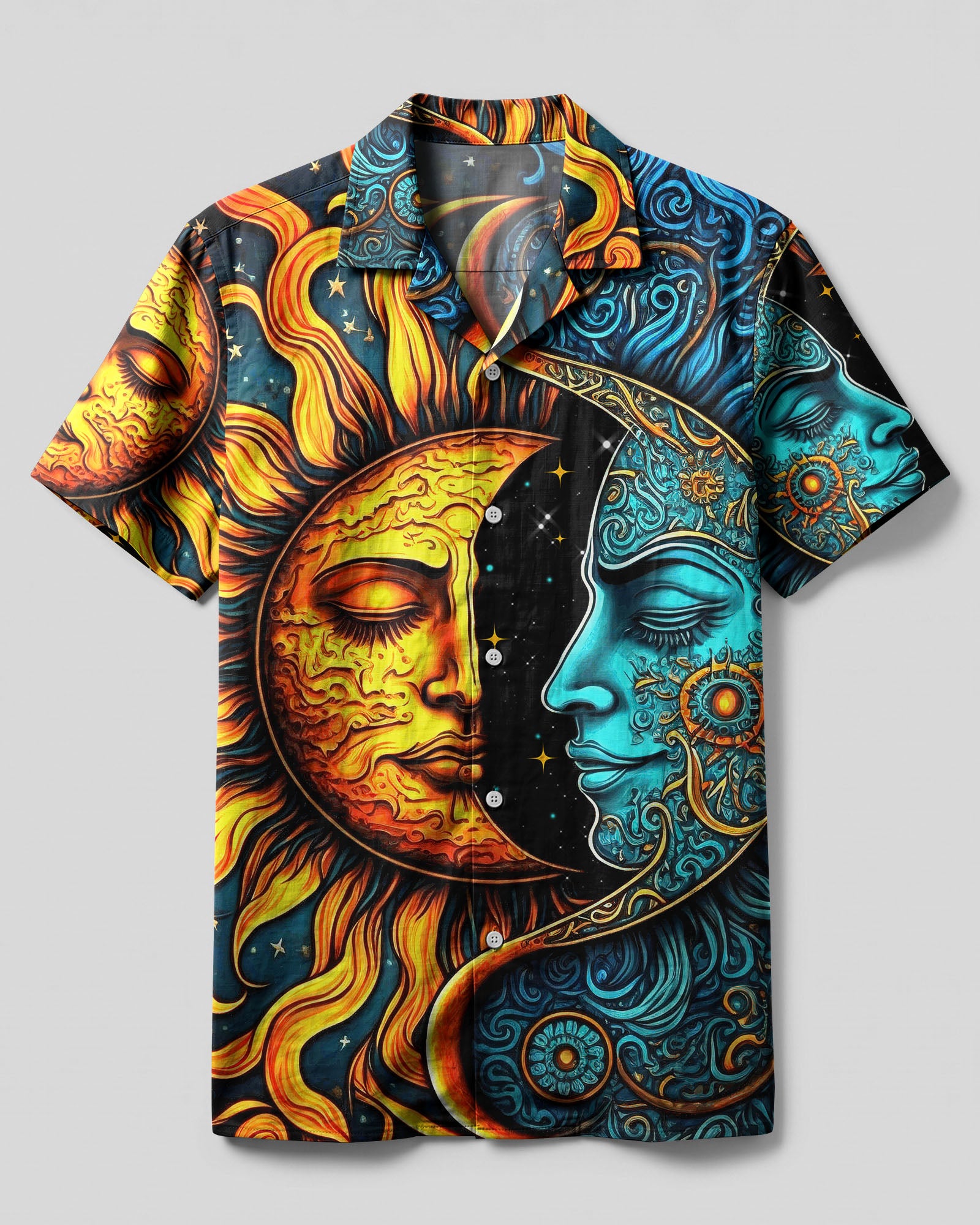 SUN AND MOON CAMP SHIRT - TYTM2205232