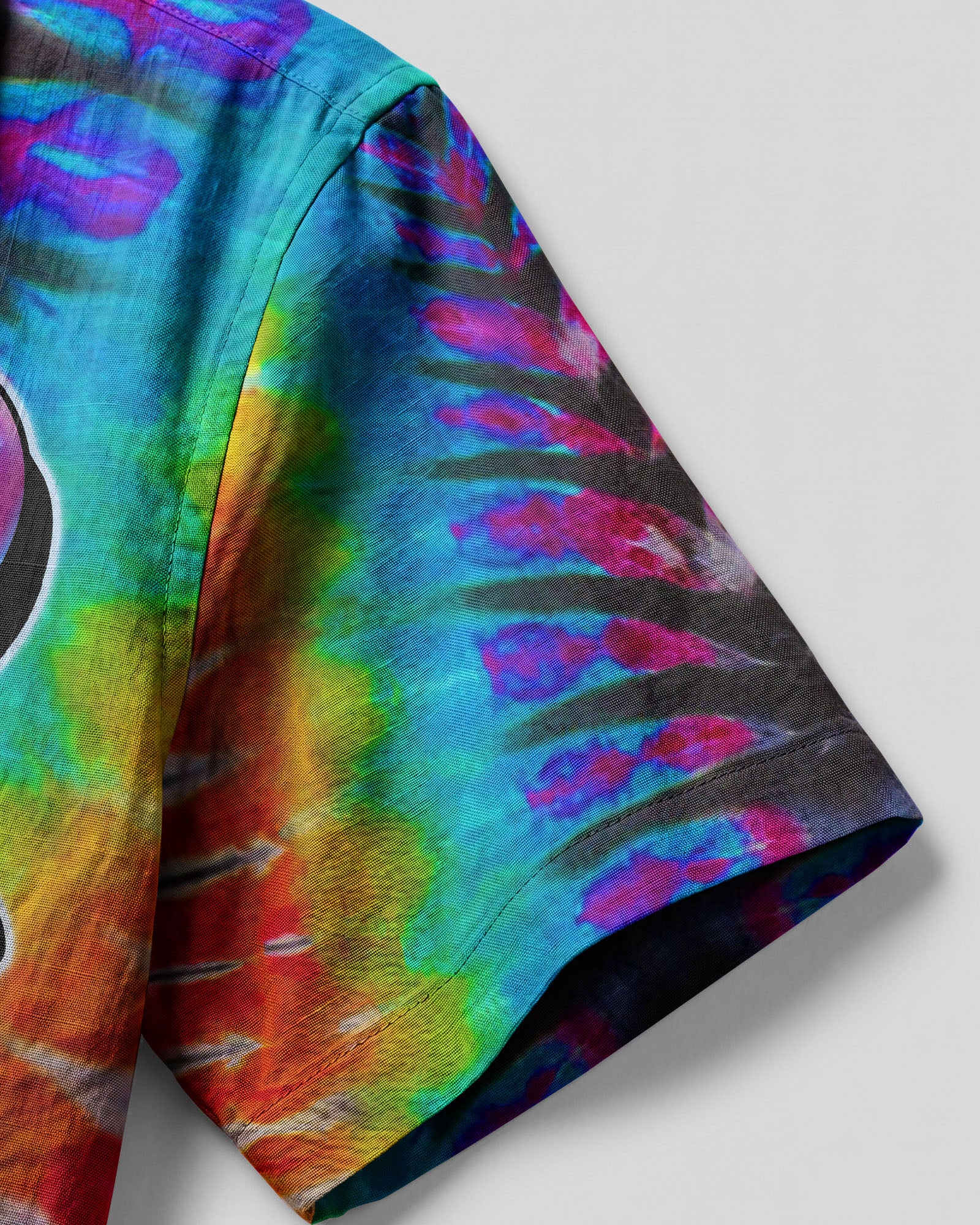 LOVE TIE DYE CAMP SHIRT - TYTM2405231