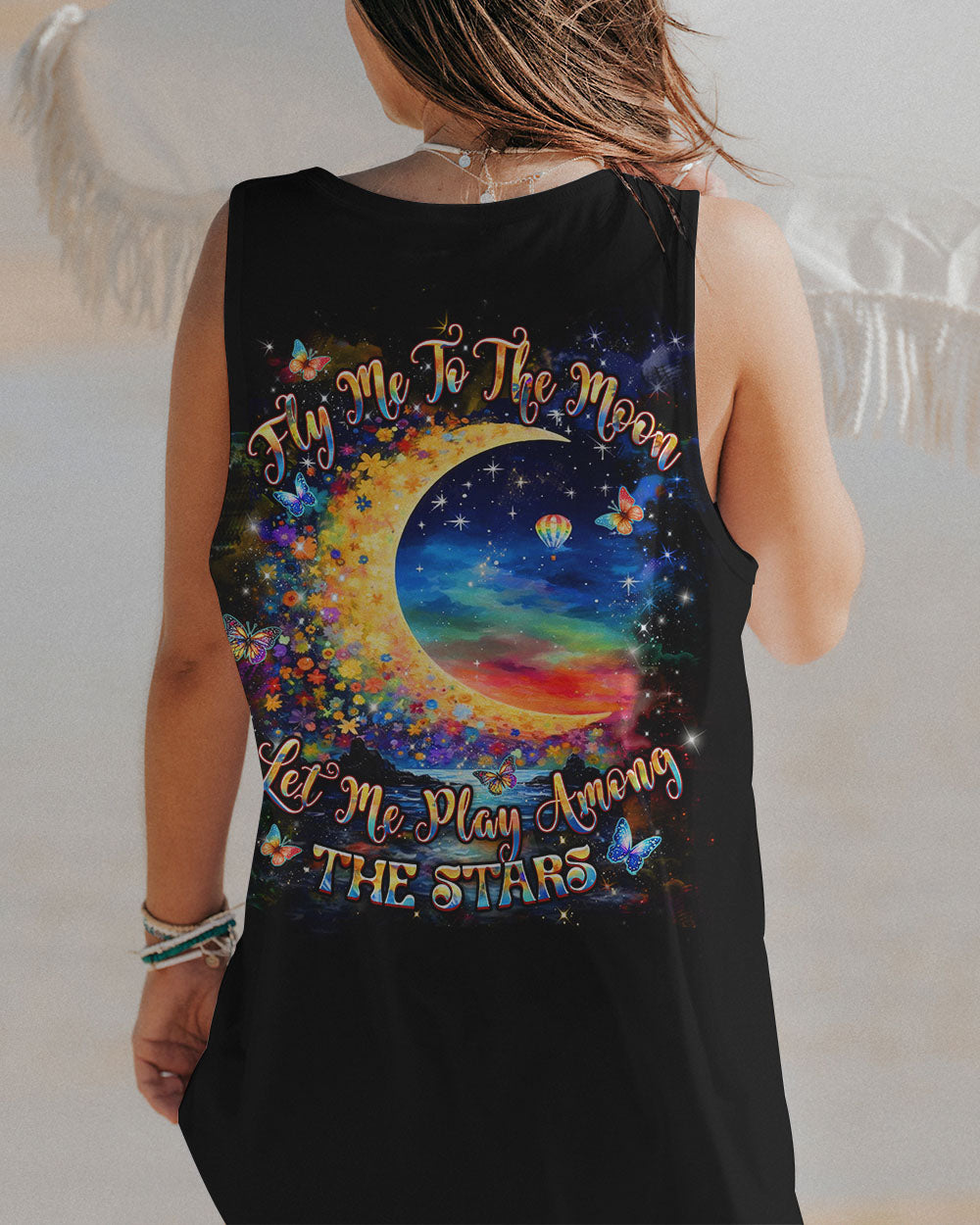 FLY ME TO THE MOON ALL OVER PRINT - YHHN0412243