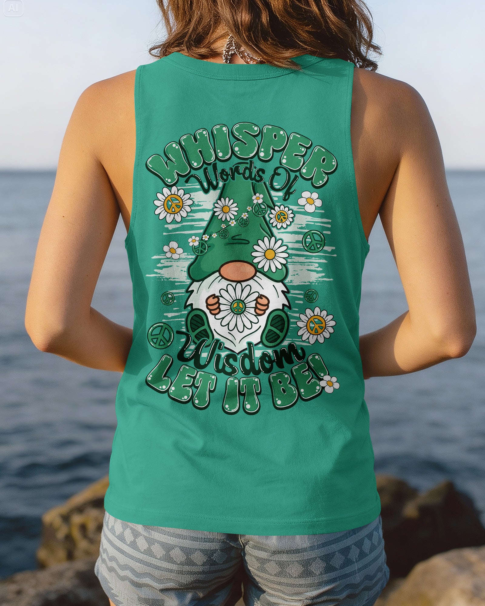 WHISPER WORDS OF WISDOM LET IT BE GNOMIES ALL OVER PRINT - TY0602261