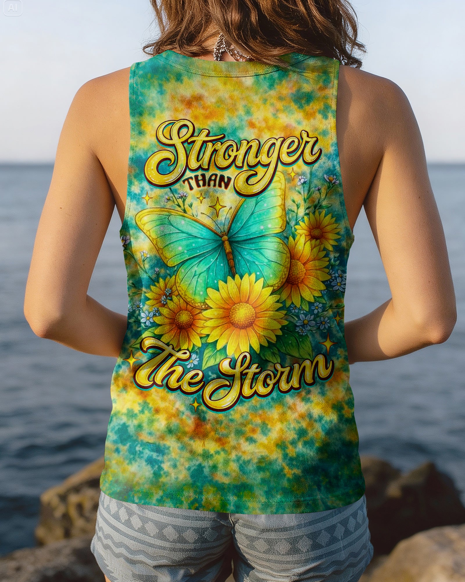 STRONGER THAN THE STORM BUTTERFLY ALL OVER PRINT  - TLNO2803262