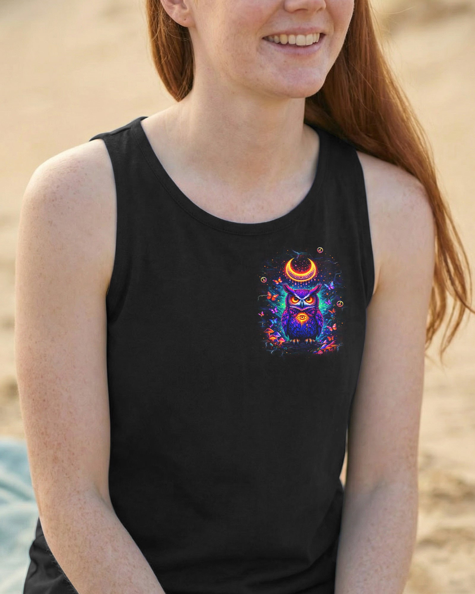 HELLO DARKNESS MY OLD FRIEND OWL ALL OVER PRINT - YHLT2402261