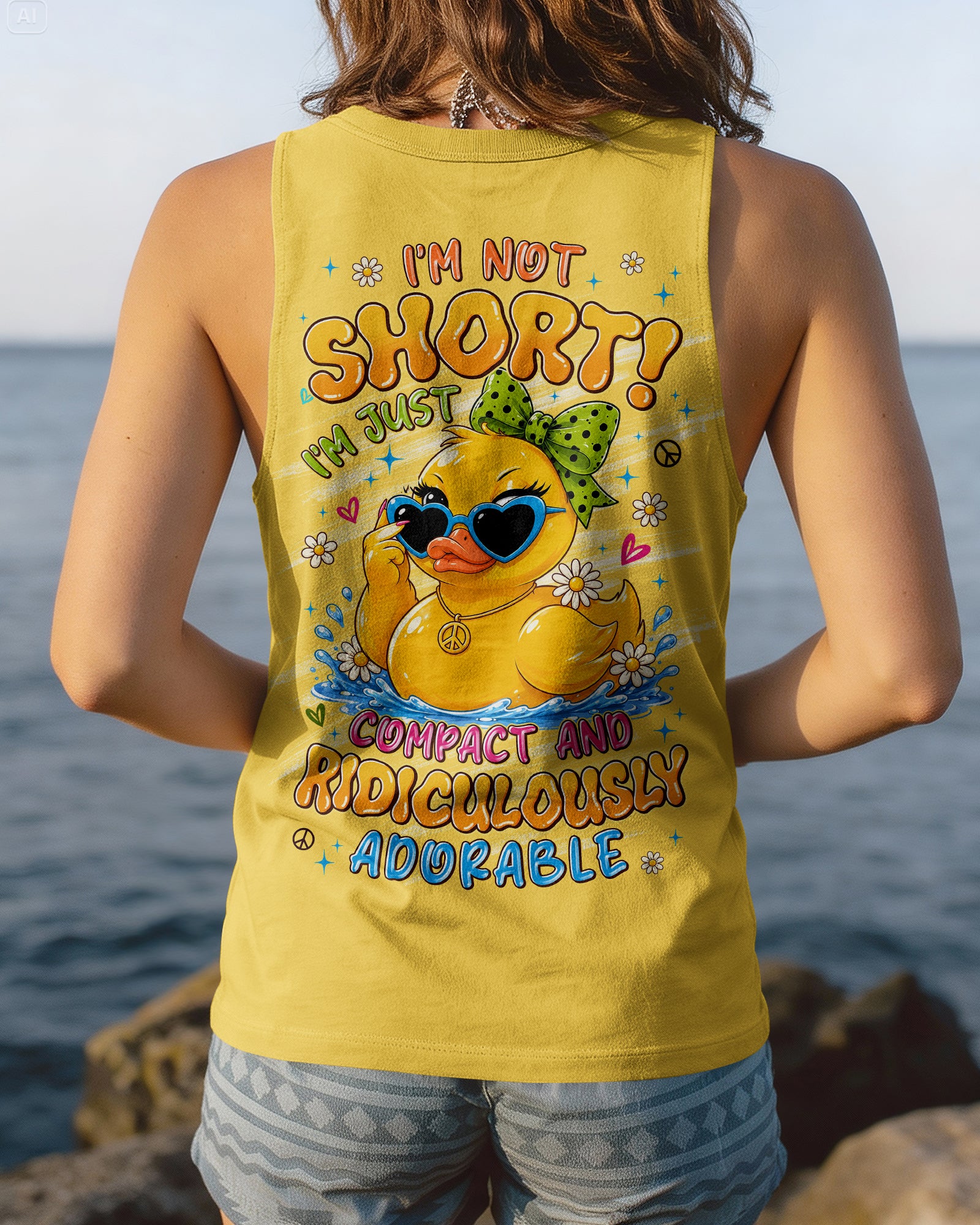 I'M NOT SHORT DUCK ALL OVER PRINT - TYLN1307263