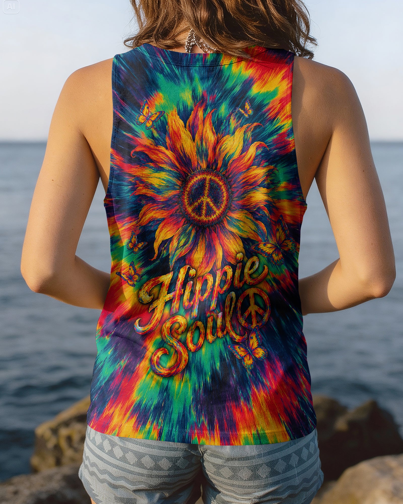 HIPPIE SOUL SUNFLOWER ALL OVER PRINT   - TLNT0206262