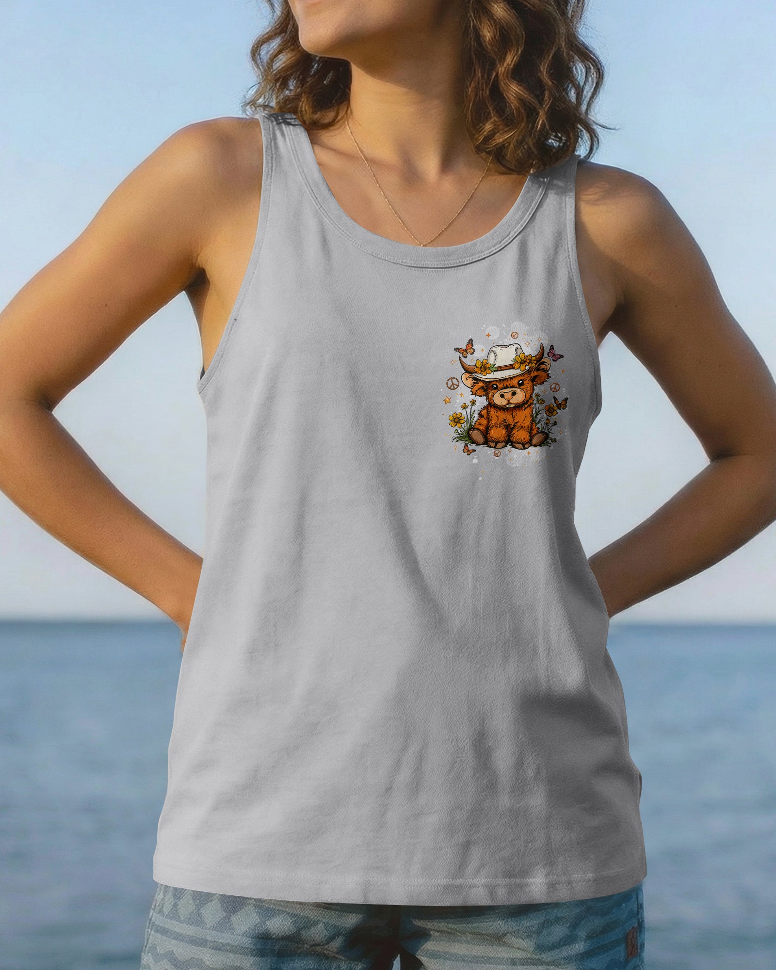 SUCK IT UP BUTTERCUP HIGHLAND COW ALL OVER PRINT  - TLTW1006262