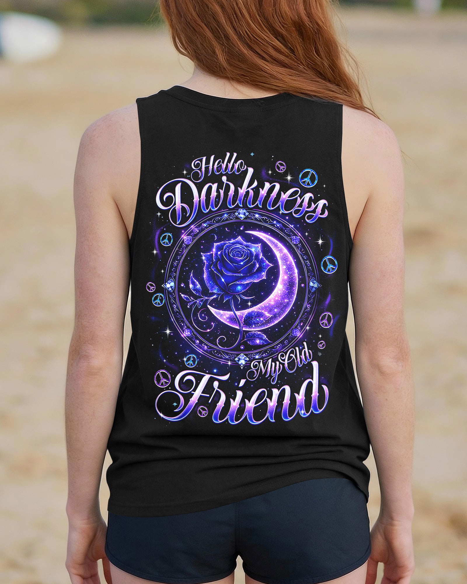 HELLO DARKNESS MY OLD FRIEND ROSE ALL OVER PRINT - TYQY2702261
