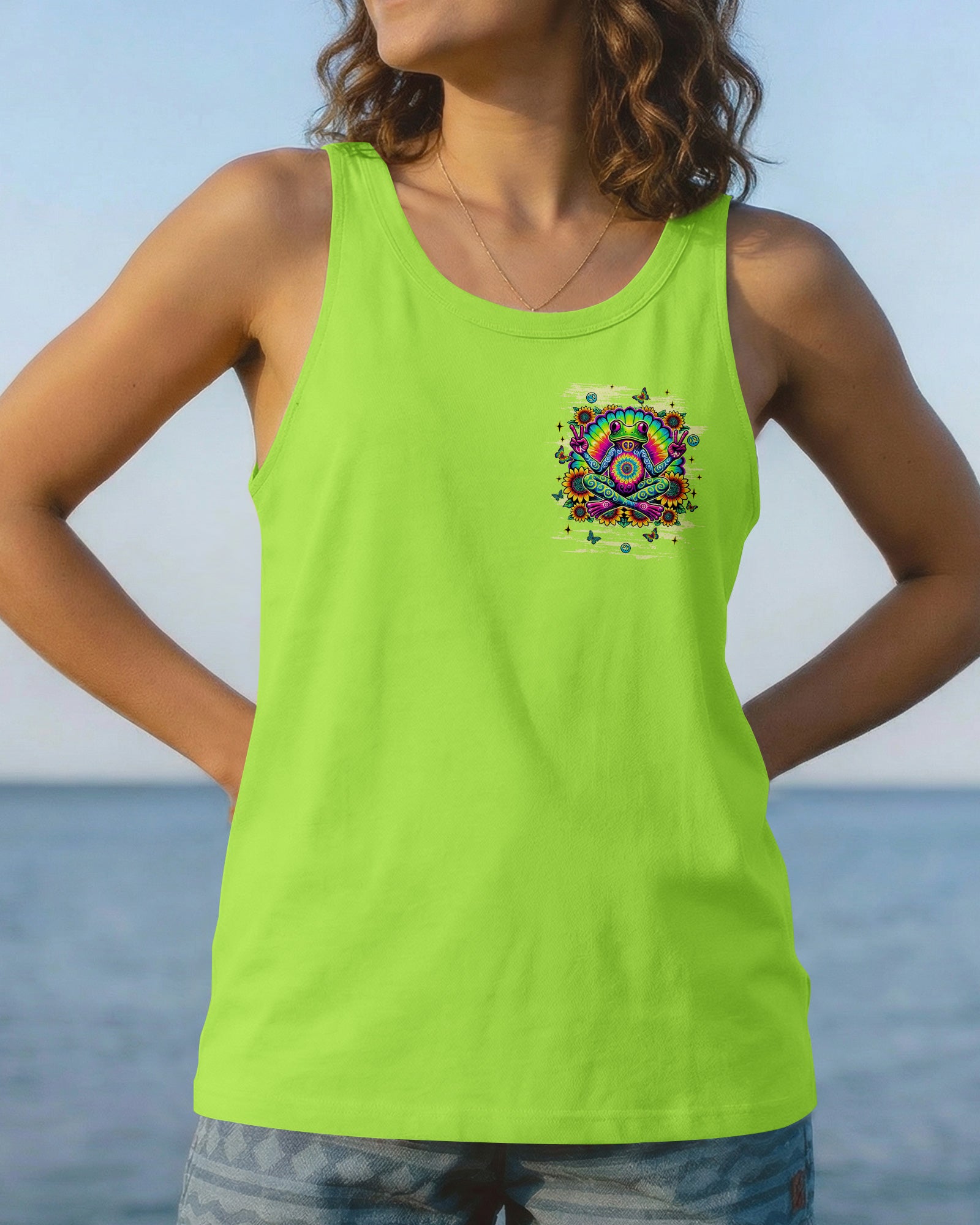 WHISPER WORDS OF WISDOM LET IT BE FROG ALL OVER PRINT   - TLNT2403263