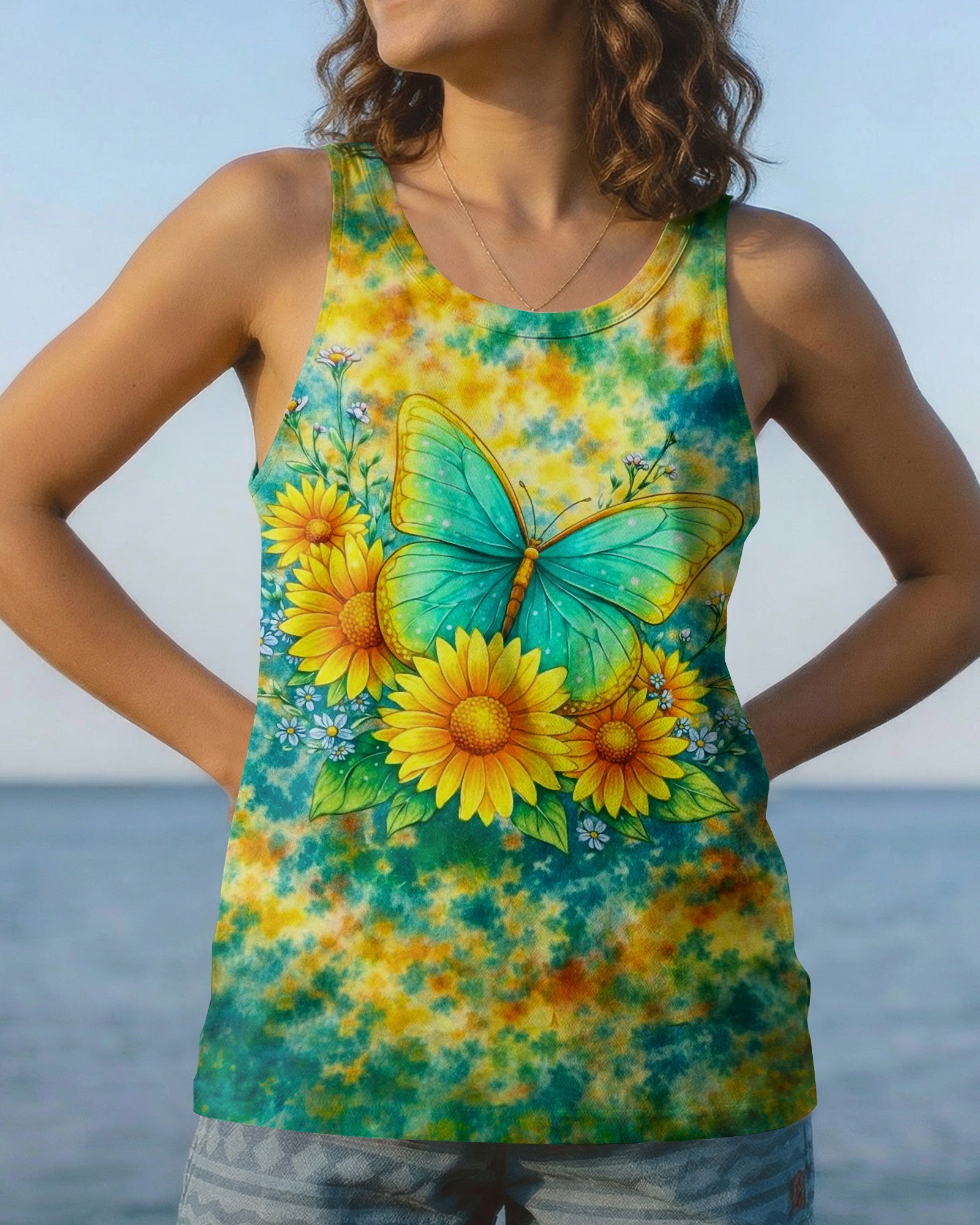 STRONGER THAN THE STORM BUTTERFLY ALL OVER PRINT  - TLNO2803262