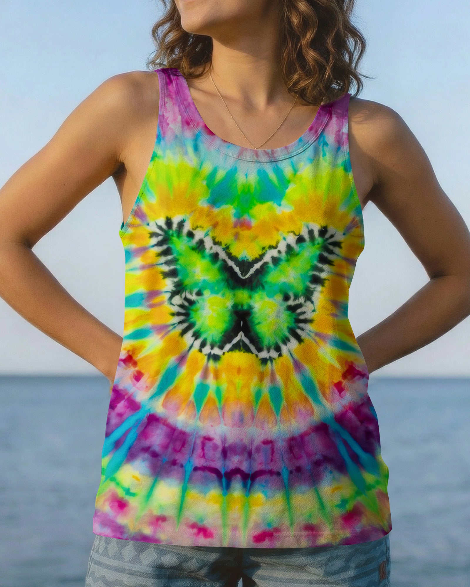 HIPPIE BUTTERFLY SWIRL ALL OVER PRINT - KM0104261