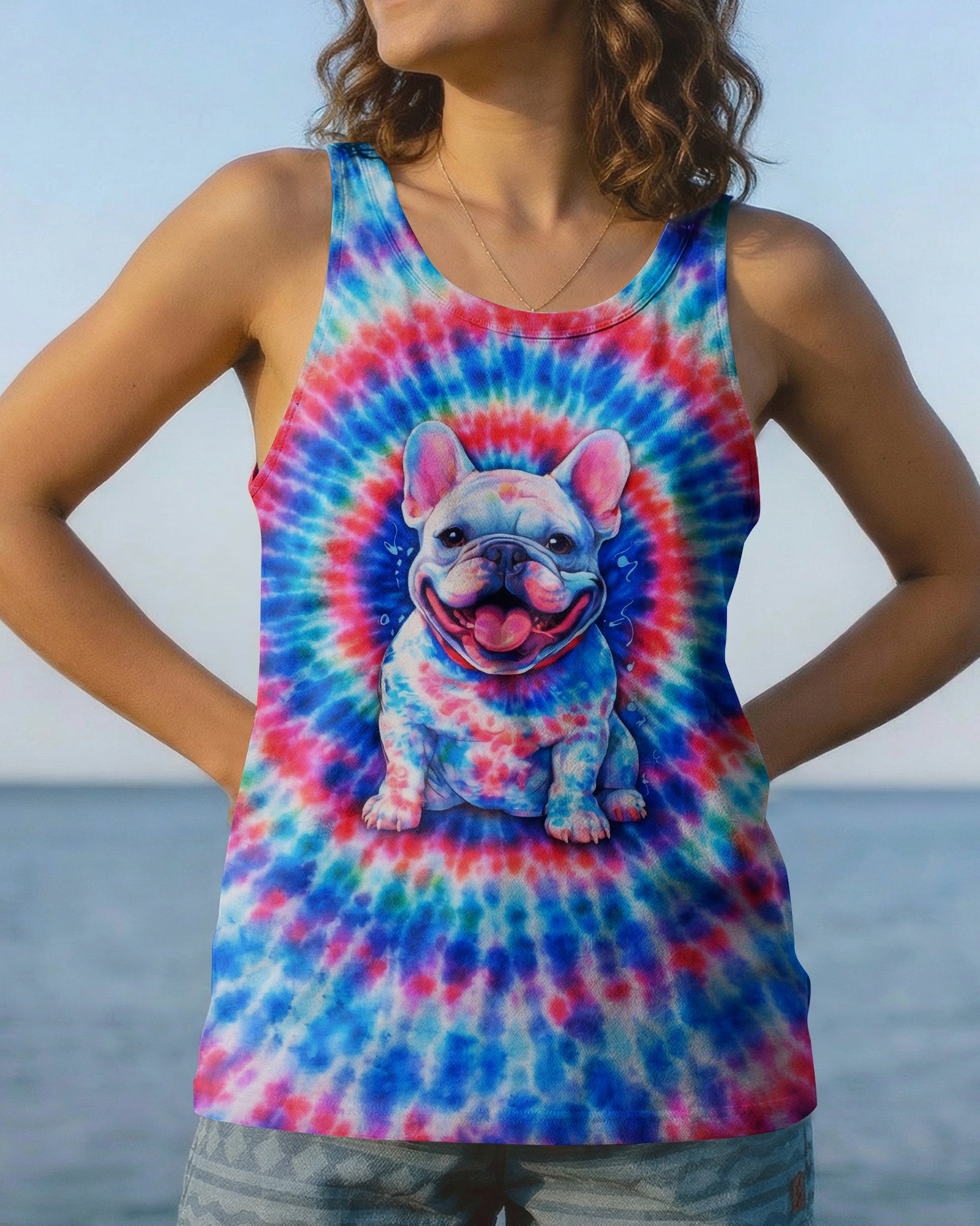 FRENCH BULLDOG SWIRL ALL OVER PRINT - TLNO0903261