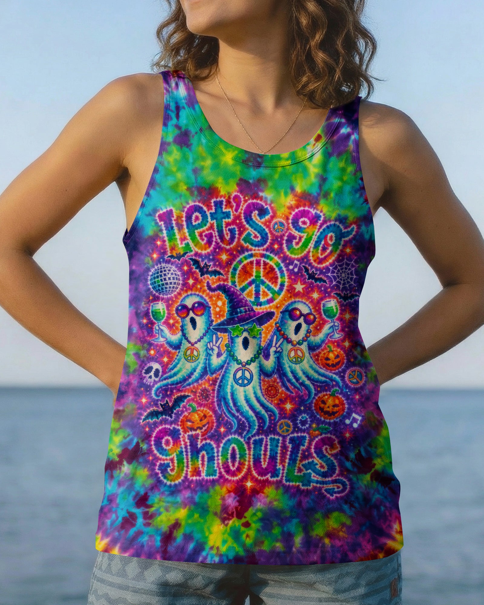 HIPPIE GHOST SHOUT OUT ALL OVER PRINT – RI0508261