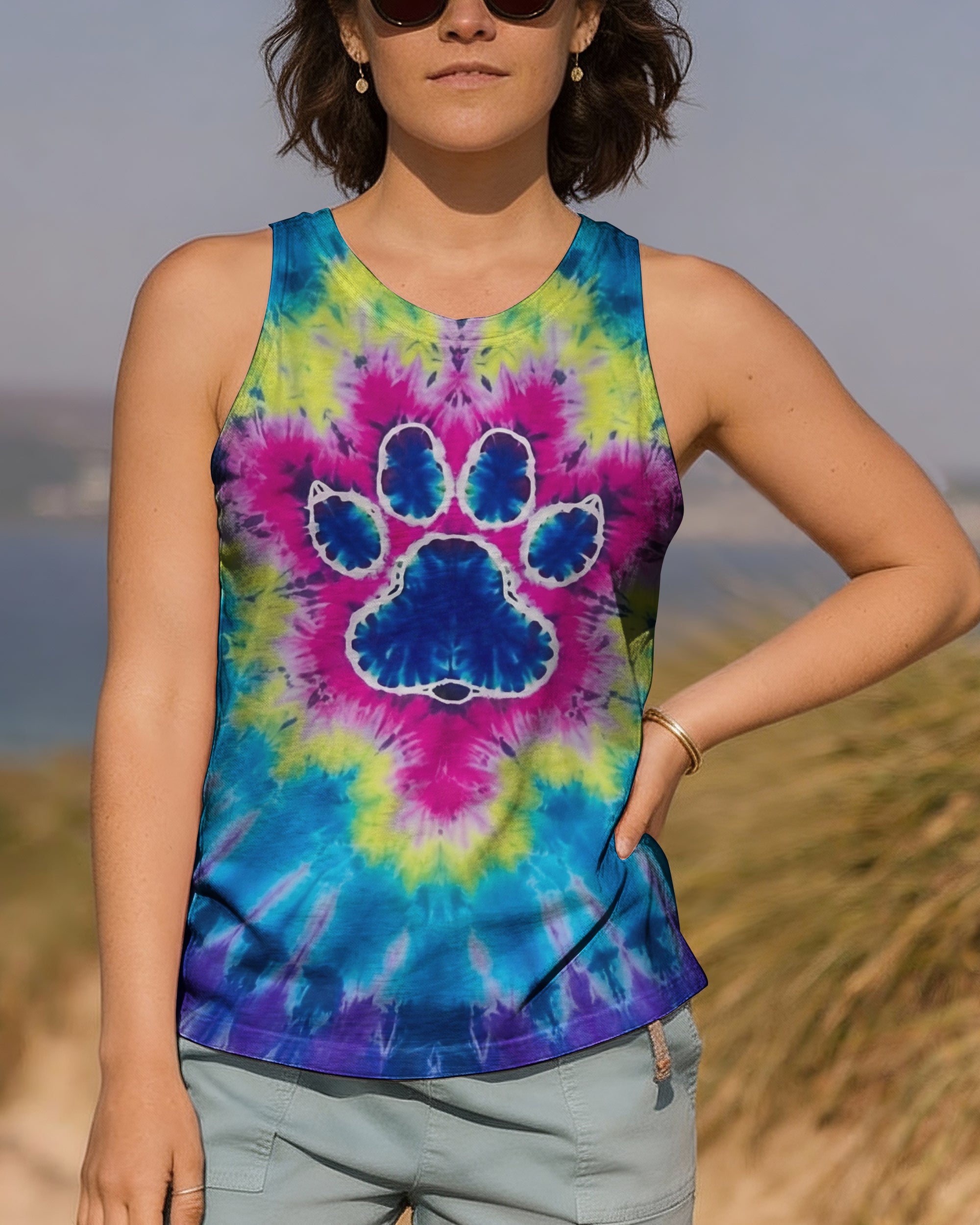 RADIANT SWIRL PAW ALL OVER PRINT - YHLT0901261