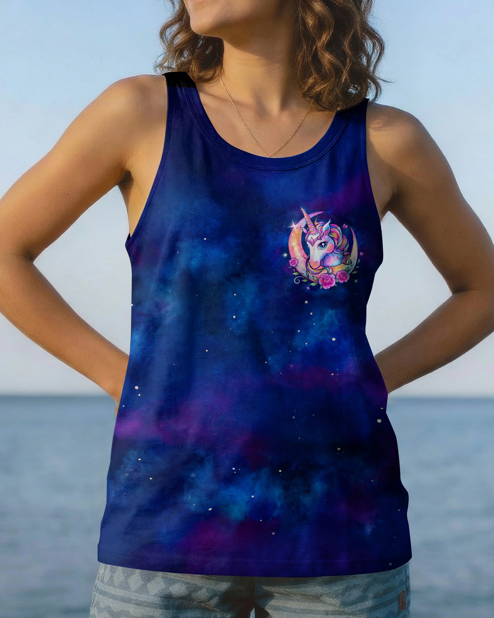UNICORN KISSES MAGICAL WISHES GALAXY ALL OVER PRINT – KM1604262