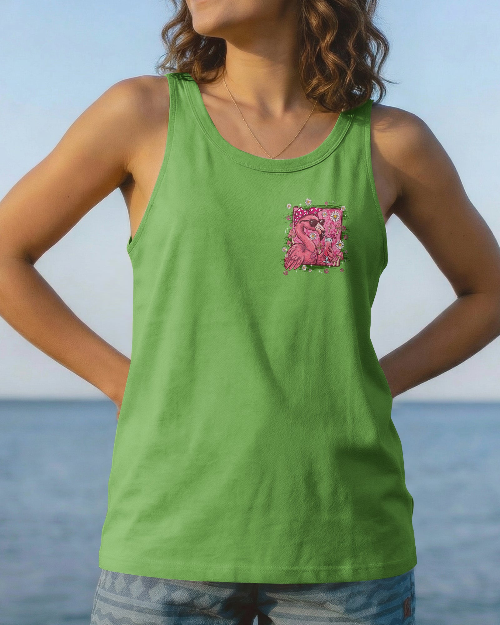 I'M NOT DRUNK I'M JUST FANCY FLAMINGO ALL OVER PRINT - TYPQ1607261