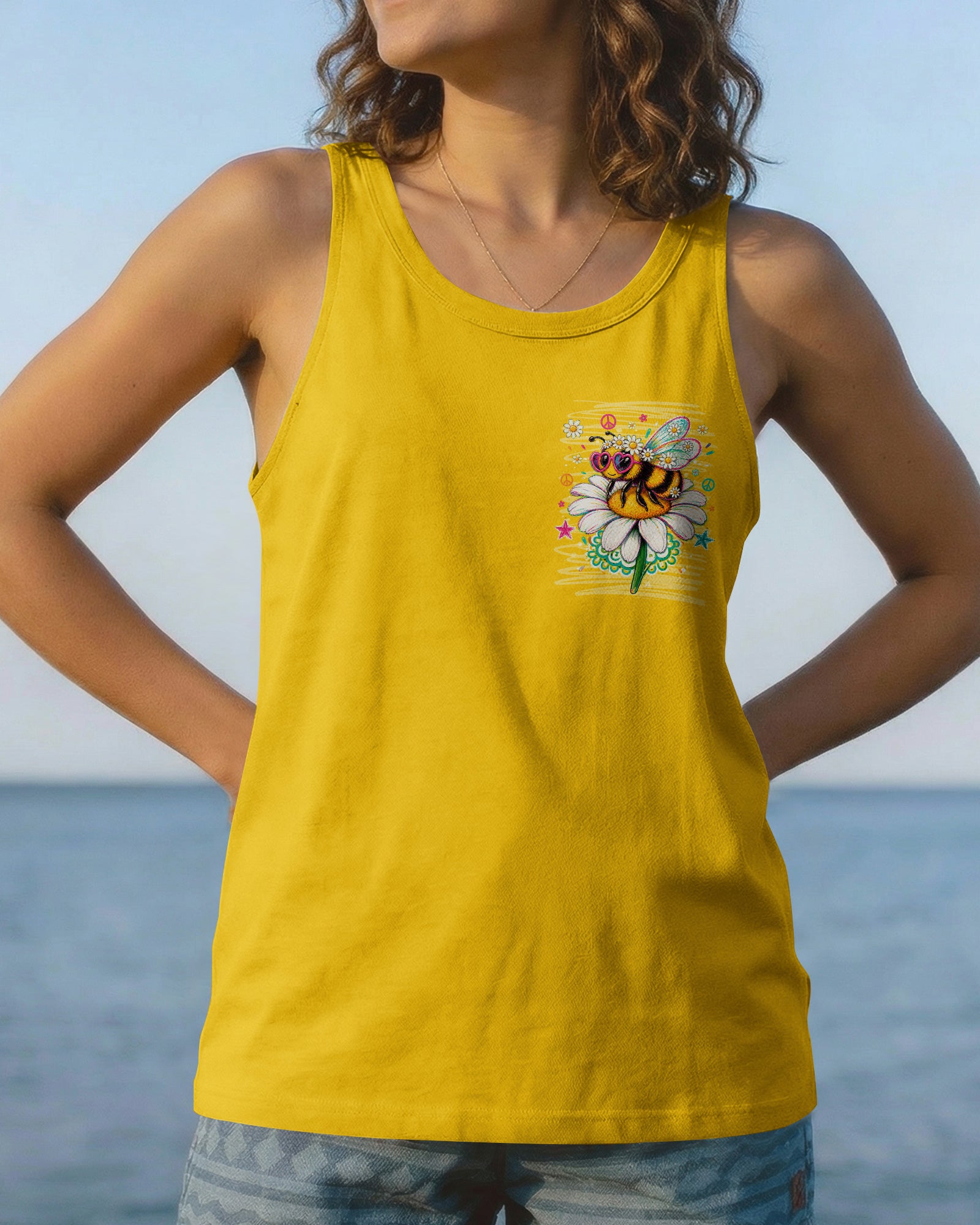 BEE KIND DAISIES ALL OVER PRINT  - TLNT0805263
