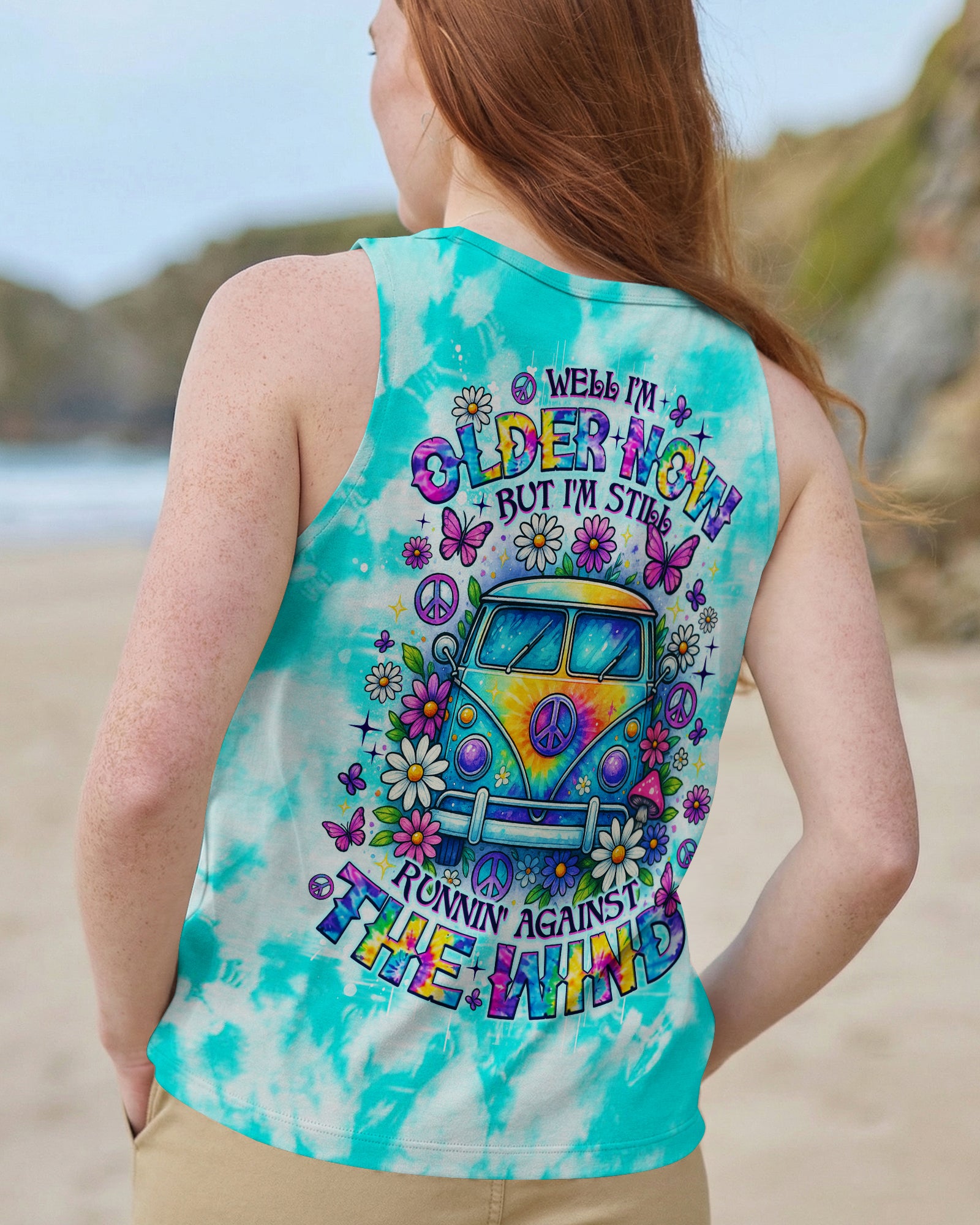RUNNING AGAINST THE WIND BUS TIE DYE ALL OVER PRINT - TLNO1904253