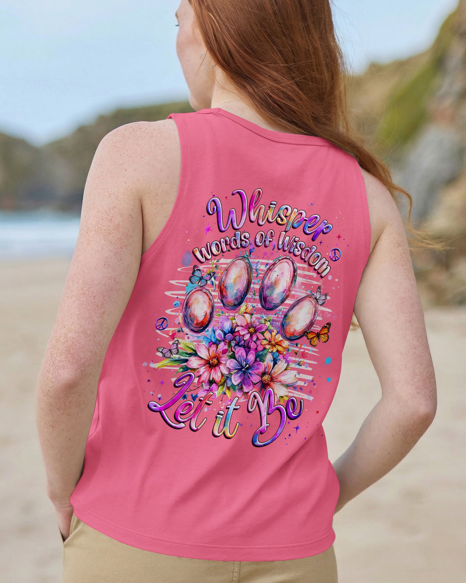 WHISPER WORDS OF WISDOM LET IT BE PAW PRINT  ALL OVER PRINT - TLHG1205261
