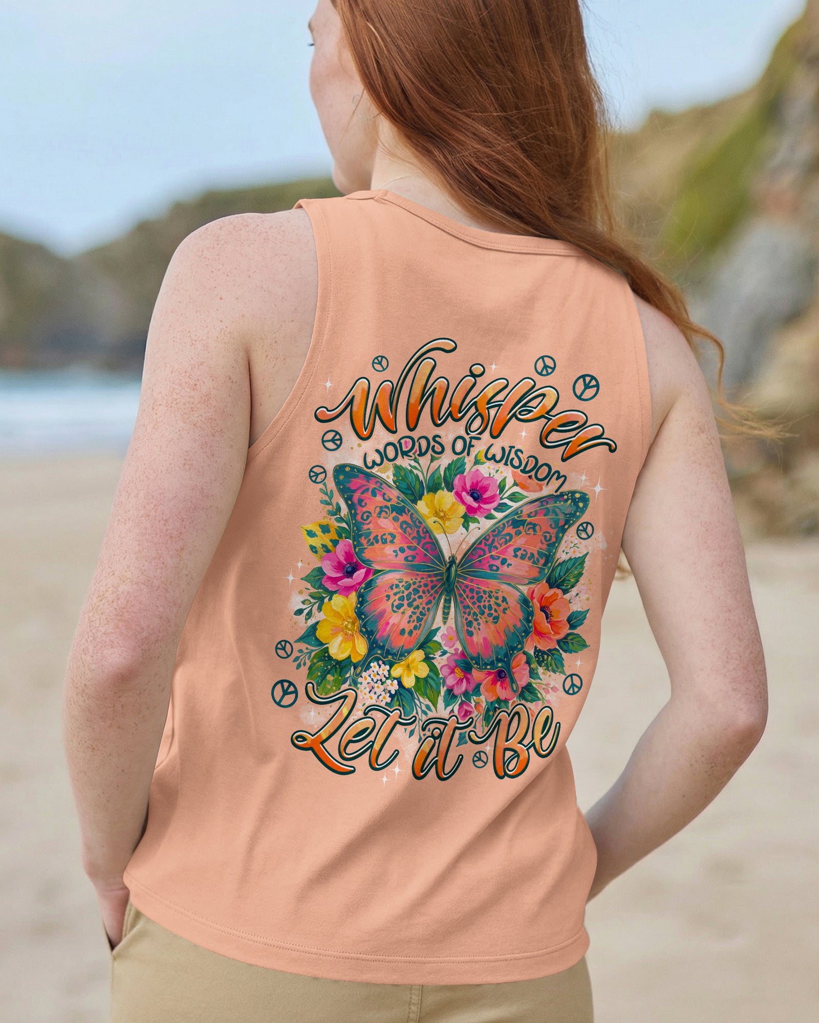 WHISPER WORDS OF WISDOM LET IT BE BUTTERFLY ALL OVER PRINT - TYPQ2207263